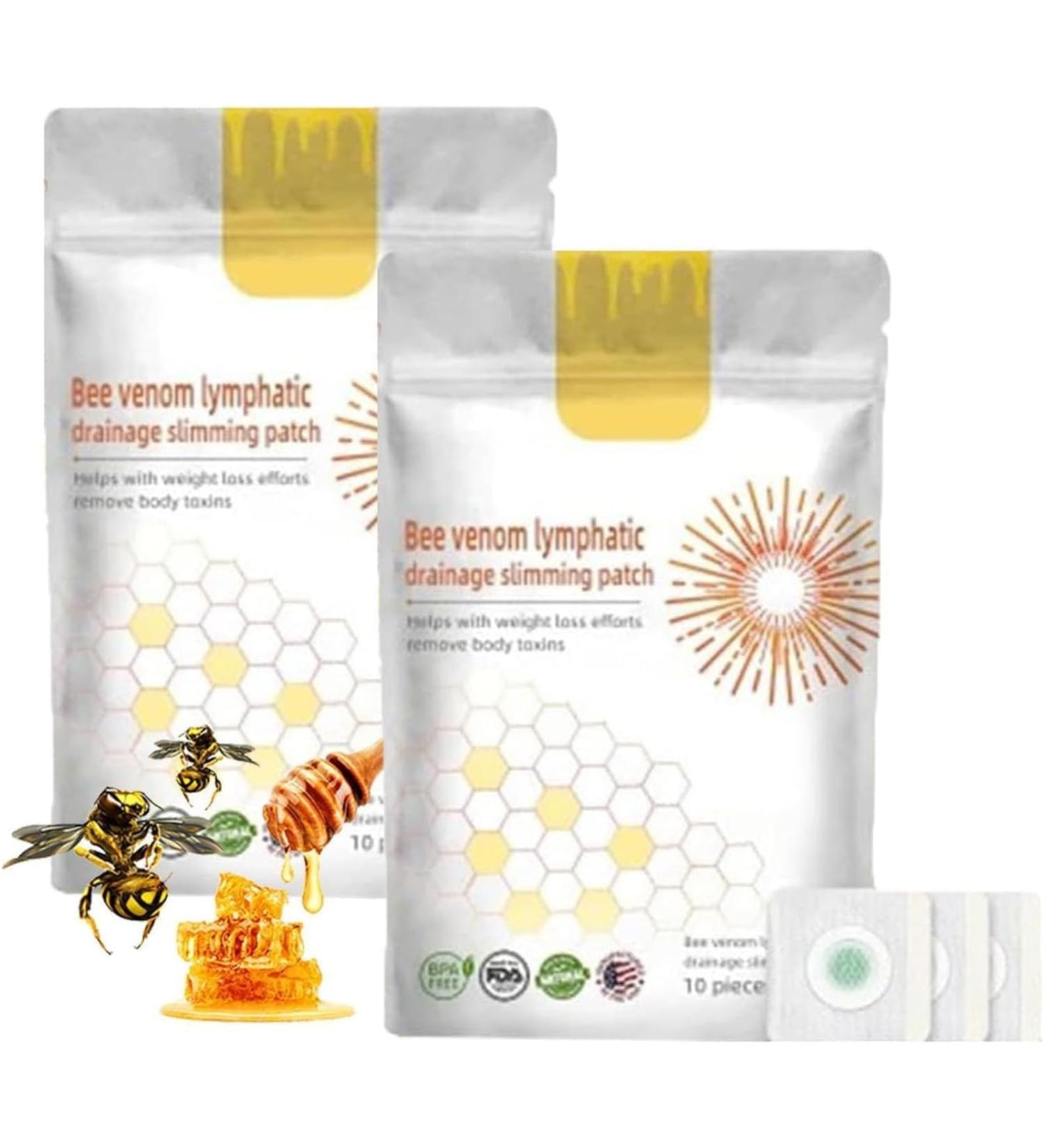 Bostore Bee Venom Lymphatic Drainage Slimming Patch Bostore Bee Venom Slimming Patches Bostore Bee Venom Lymphatic Patches Bostore Bee Venom Patches (2 Pack) - Buy Online on GoSupps.com