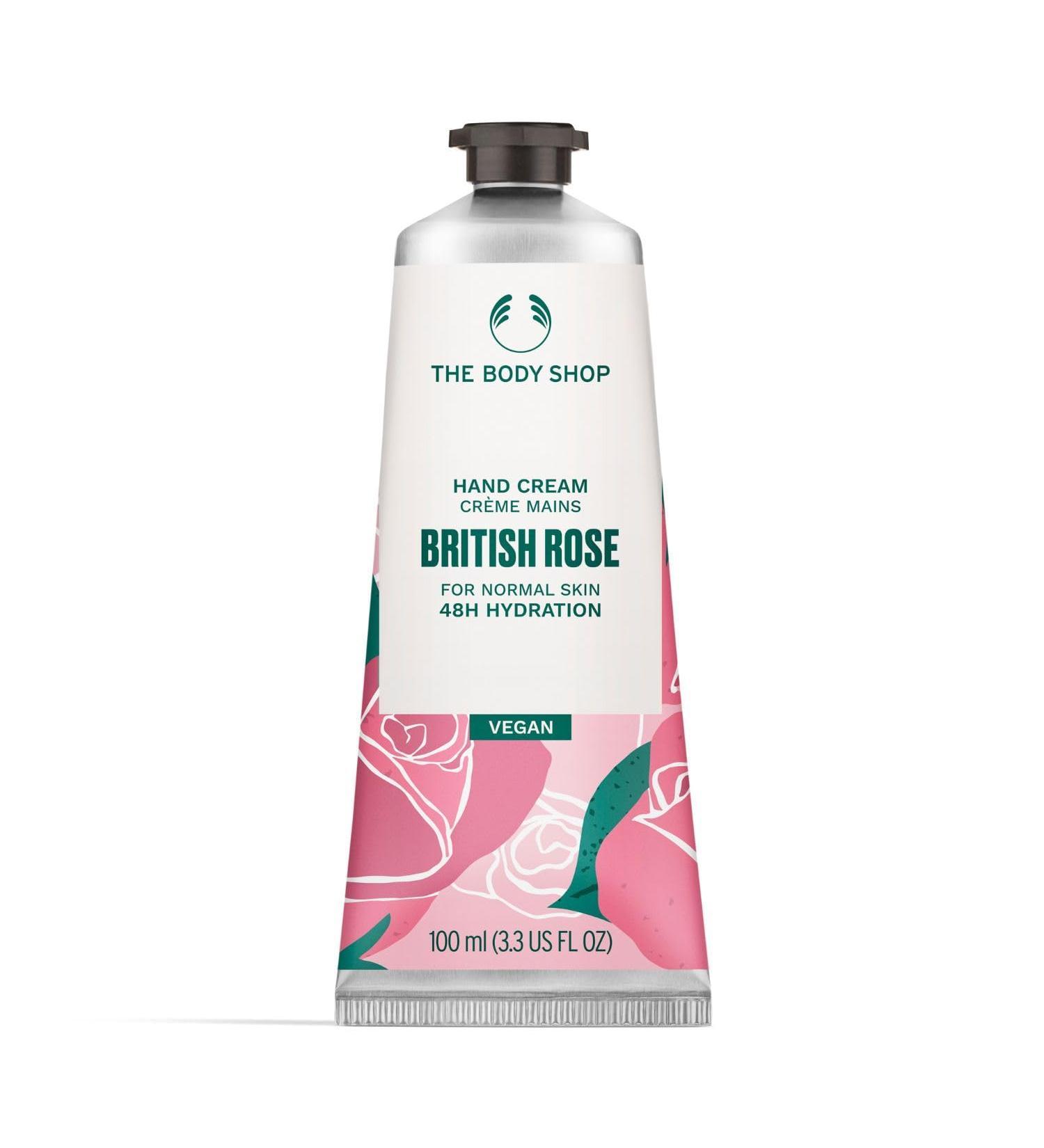 The Body Shop British Rose Hand Cream 1 pack (1 x 1163 pieces) 100 ml (1 pack)
