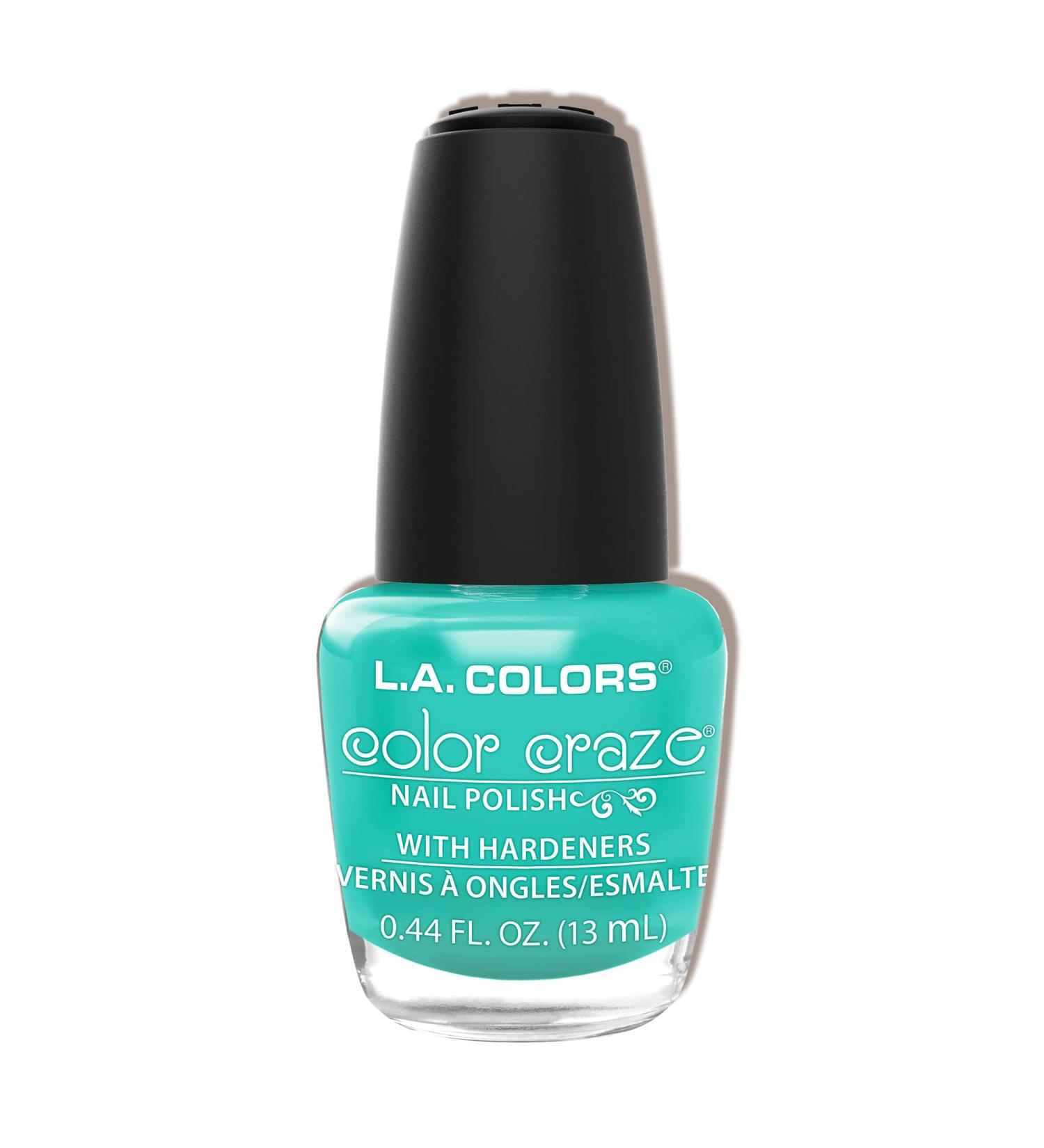 L.A. COLORS Color Craze Nail Polish  Sea Foam  1 Ounce