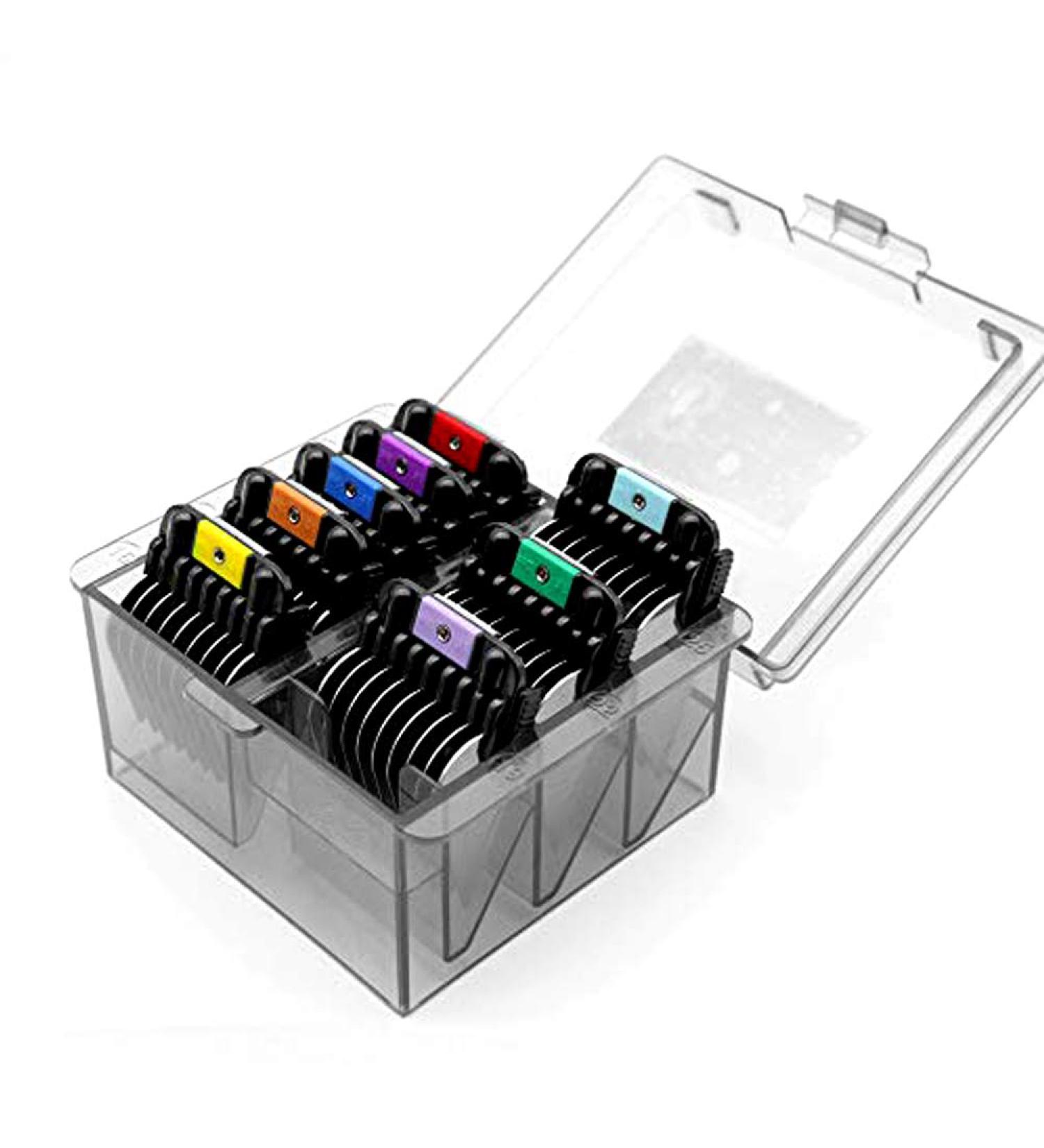 Shernbao Professional Stainless Steel Clip Guide Comb Set for A5 Style Detachable Blade Clippers - Fits #10/15/30 - Ideal for Pets and Horses - Buy Online on GoSupps.com