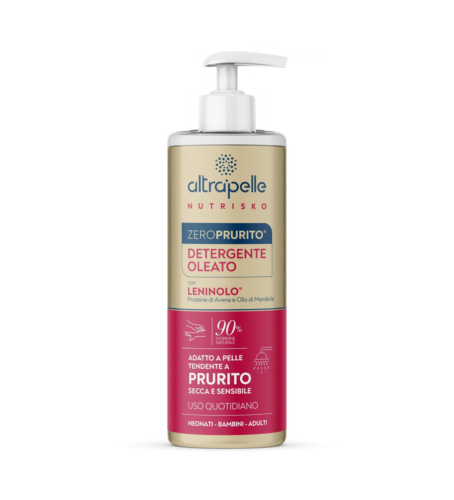 ALTRAPELLE Nutrisko Oleate Cleanser 400ml Zeroprurit for Dry and Sensitive Skin Soothing & Moisturizing Reduces Itching & Irritation Paraben Free Dermatologically Tested