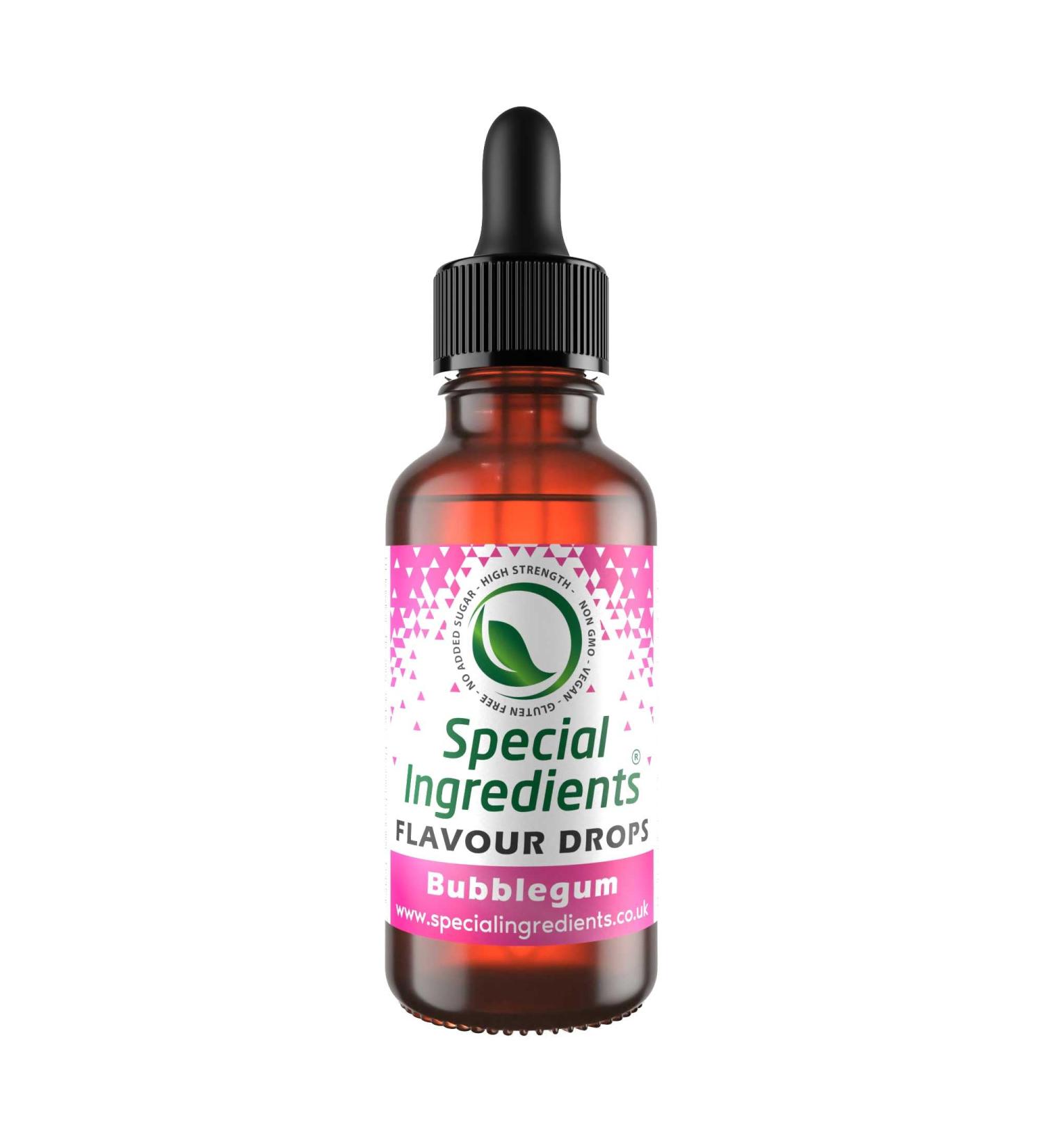 Bubblegum Flavour Drop 30ml - Highly Concentrated Vegan Food Flavouring - Buy Online on GoSupps.com