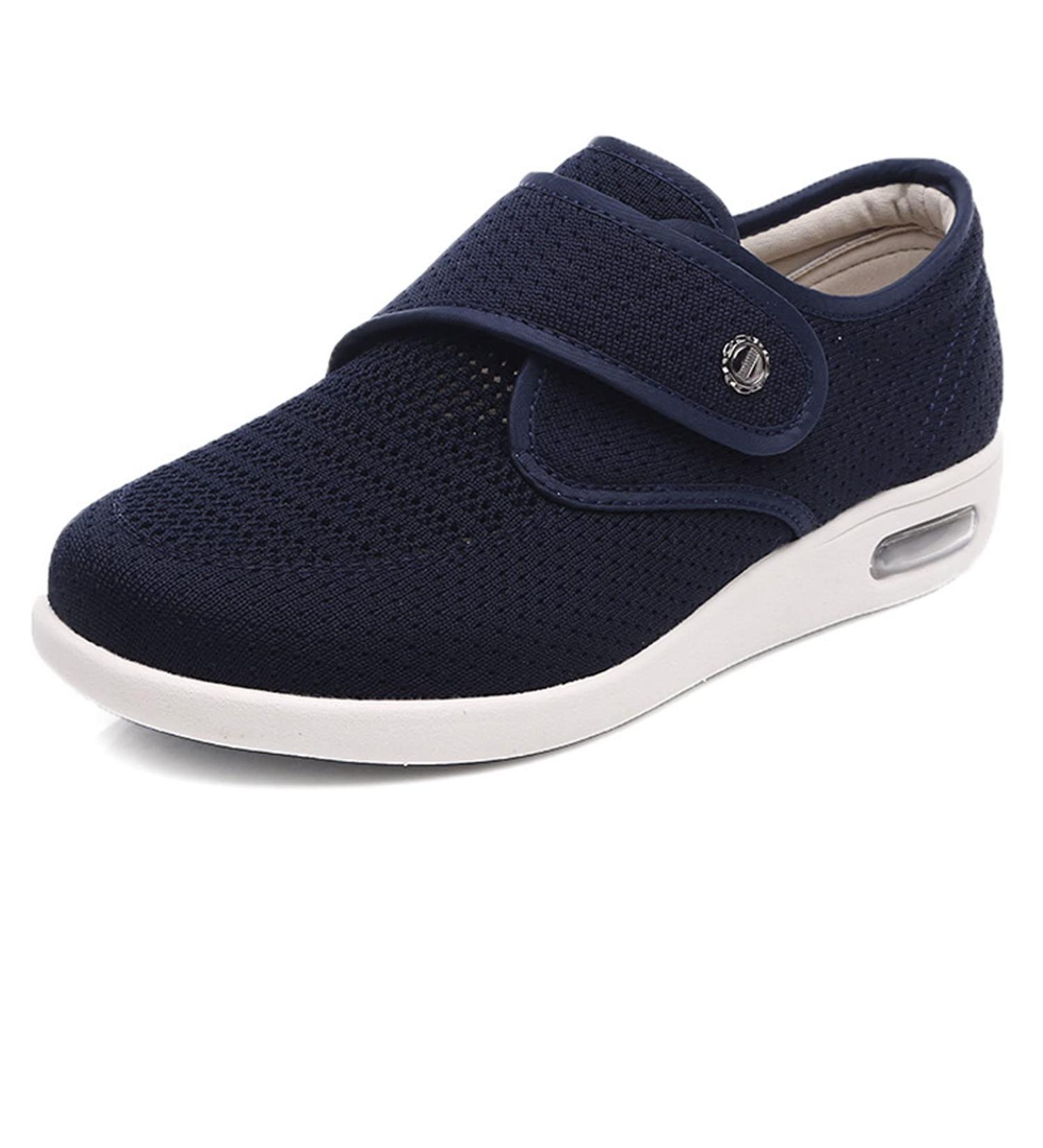 Women's Edema Diabetic Shoes | Adjustable Wide Width | Outdoor Walking Sneakers | Orthopedic Lightweight | Anti-Slip Casual Slippers | Size 36 Blue - Buy Online on GoSupps.com