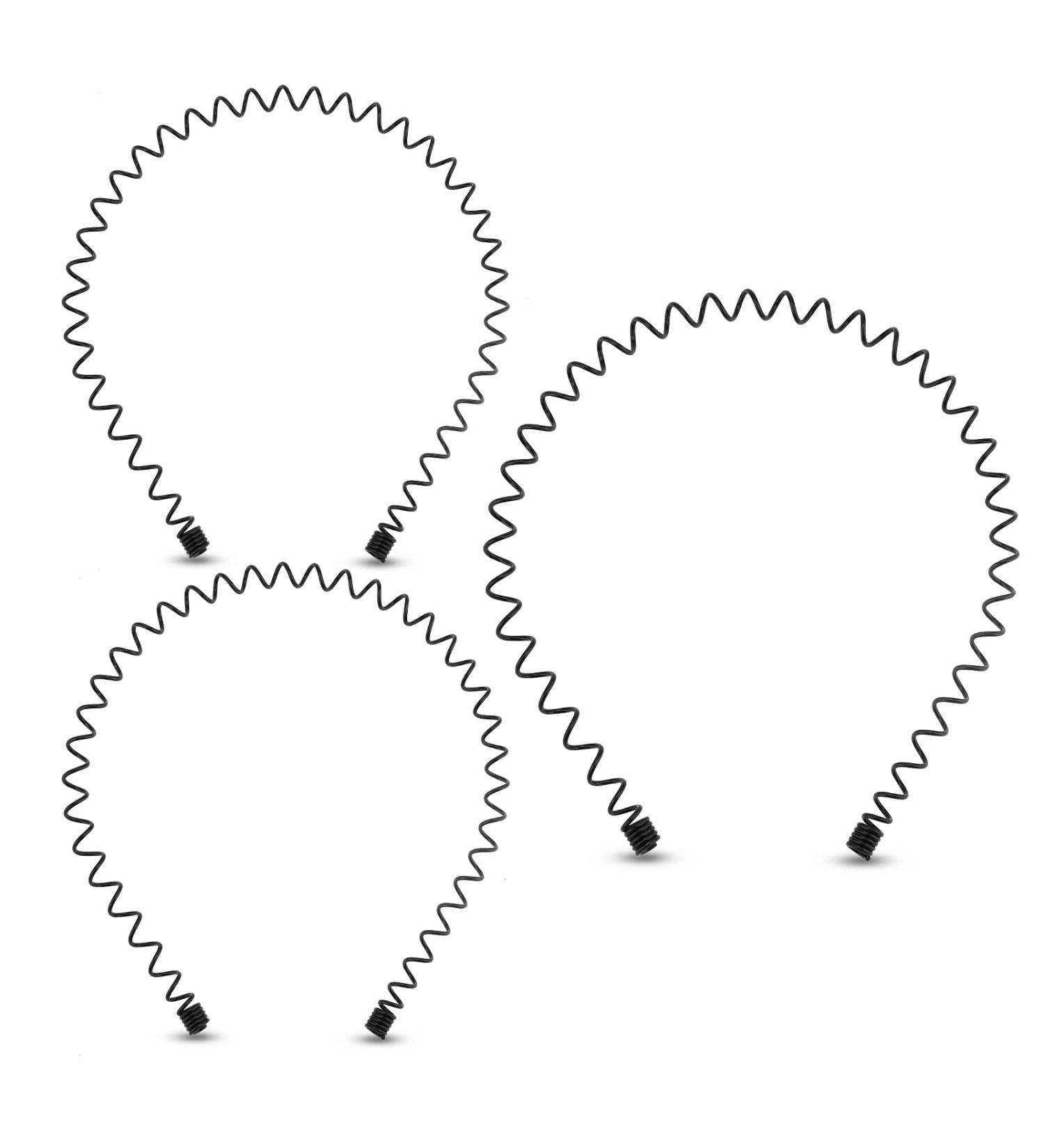 Prousky Metal Hair Ties | Non-Slip Elastic Hair Bands for Men & Women | Durable Spring Accessories - Buy Online on GoSupps.com