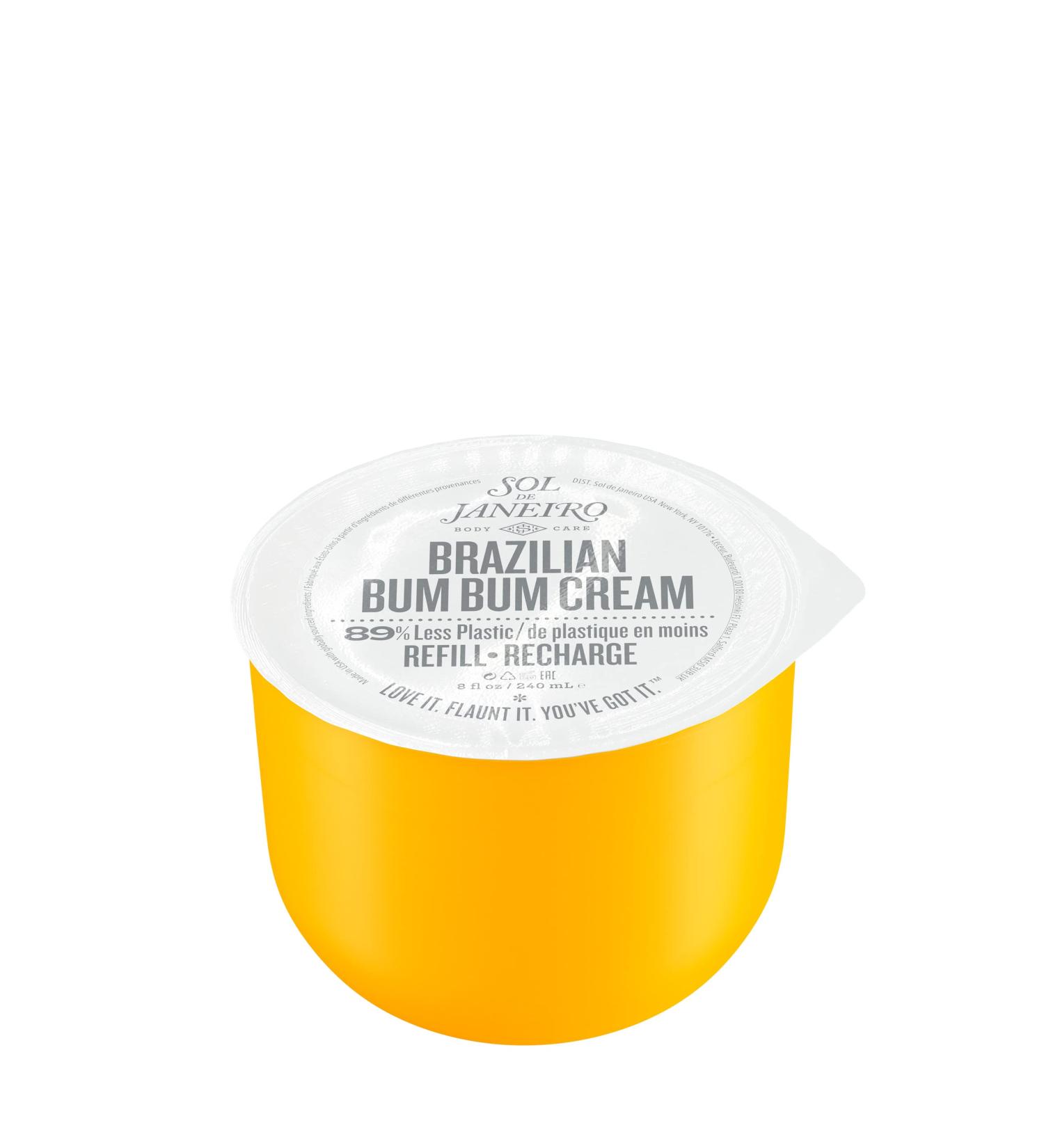 Sol de Janeiro Brazilian Bum Bum Cream Refill Pod 240mL/8.1 oz - Hydrating Body Moisturizer - Buy Online on GoSupps.com