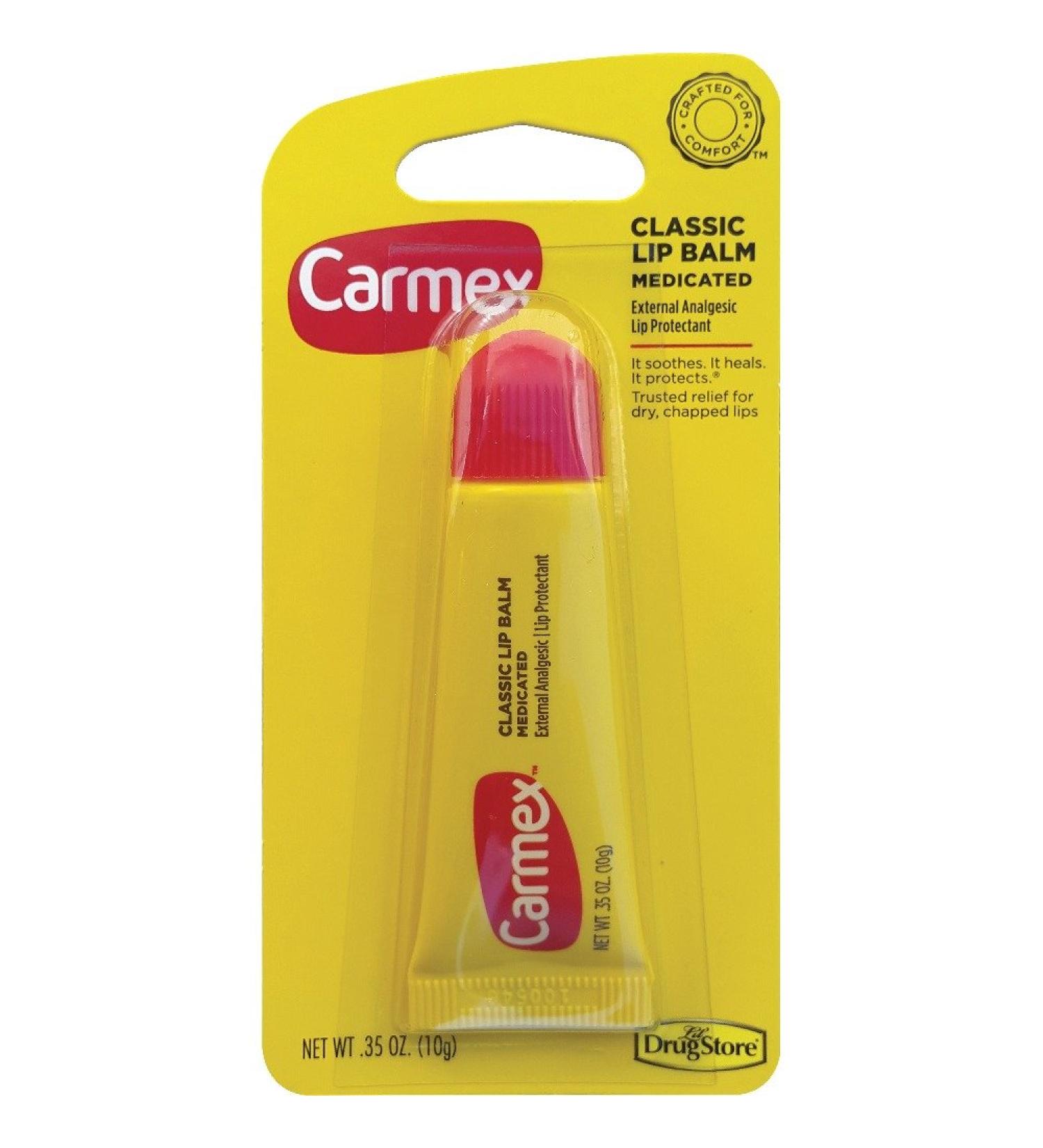 Lil' Drug Store Carmex Original Lip Balm Tube .35oz. 6/BX Cherry (62001)