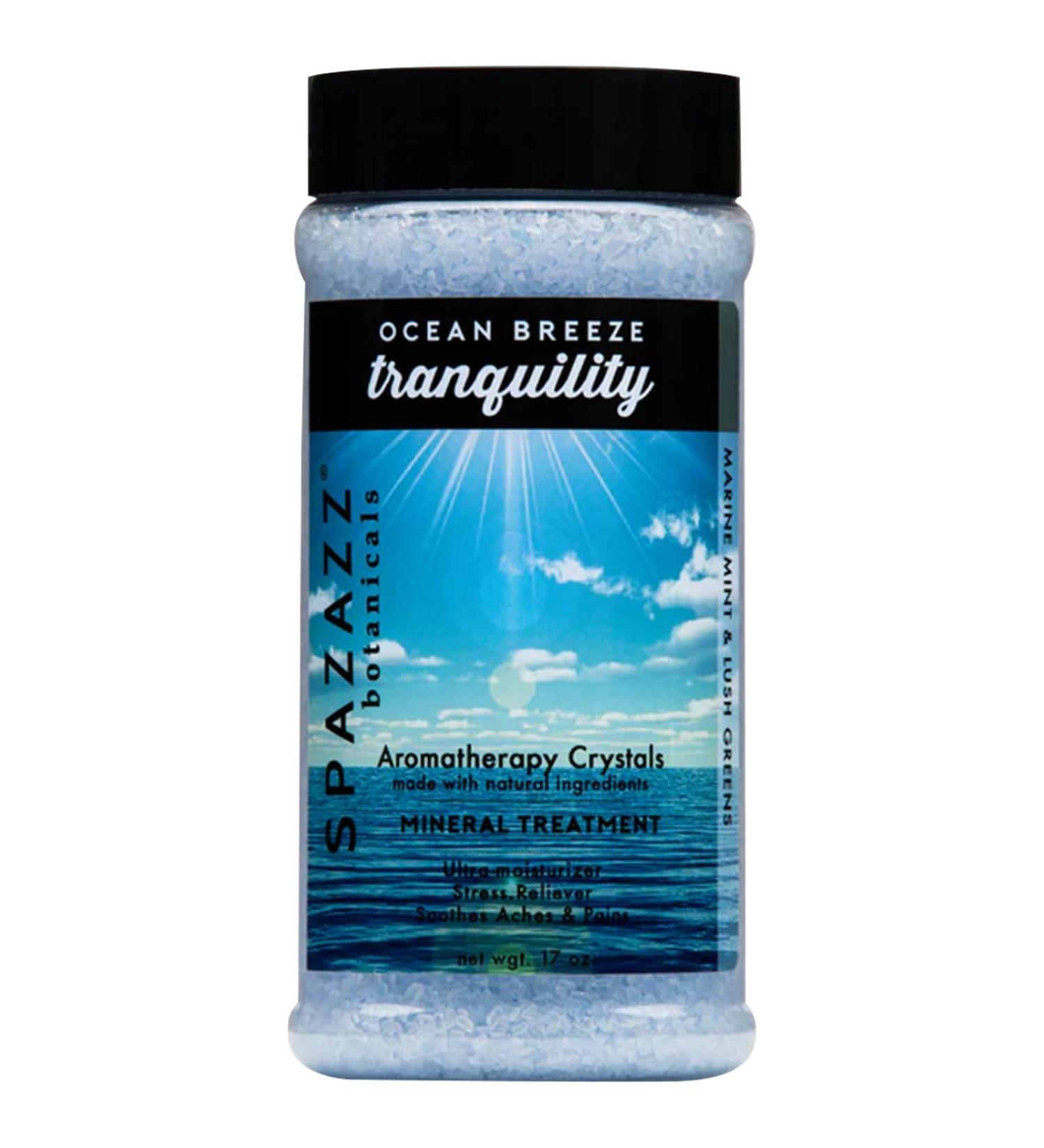 Buy Spazazz Ocean Breeze Tranquility Crystals 17 oz - Relaxing Aromatherapy for International Shipping - Buy Online on GoSupps.com