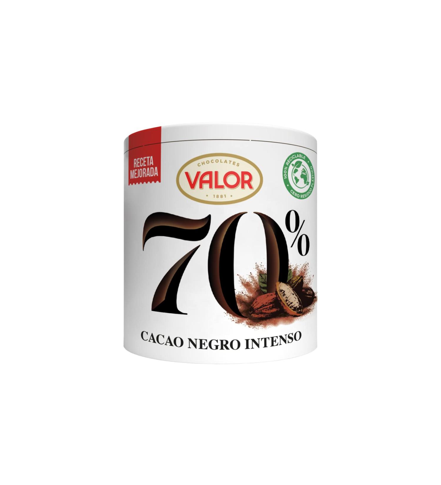 Valor Soluble Black Cocoa 70% Intense and delicious flavor - Ideal for breakfast with hot or cold milk 300 gr - Buy Online on GoSupps.com