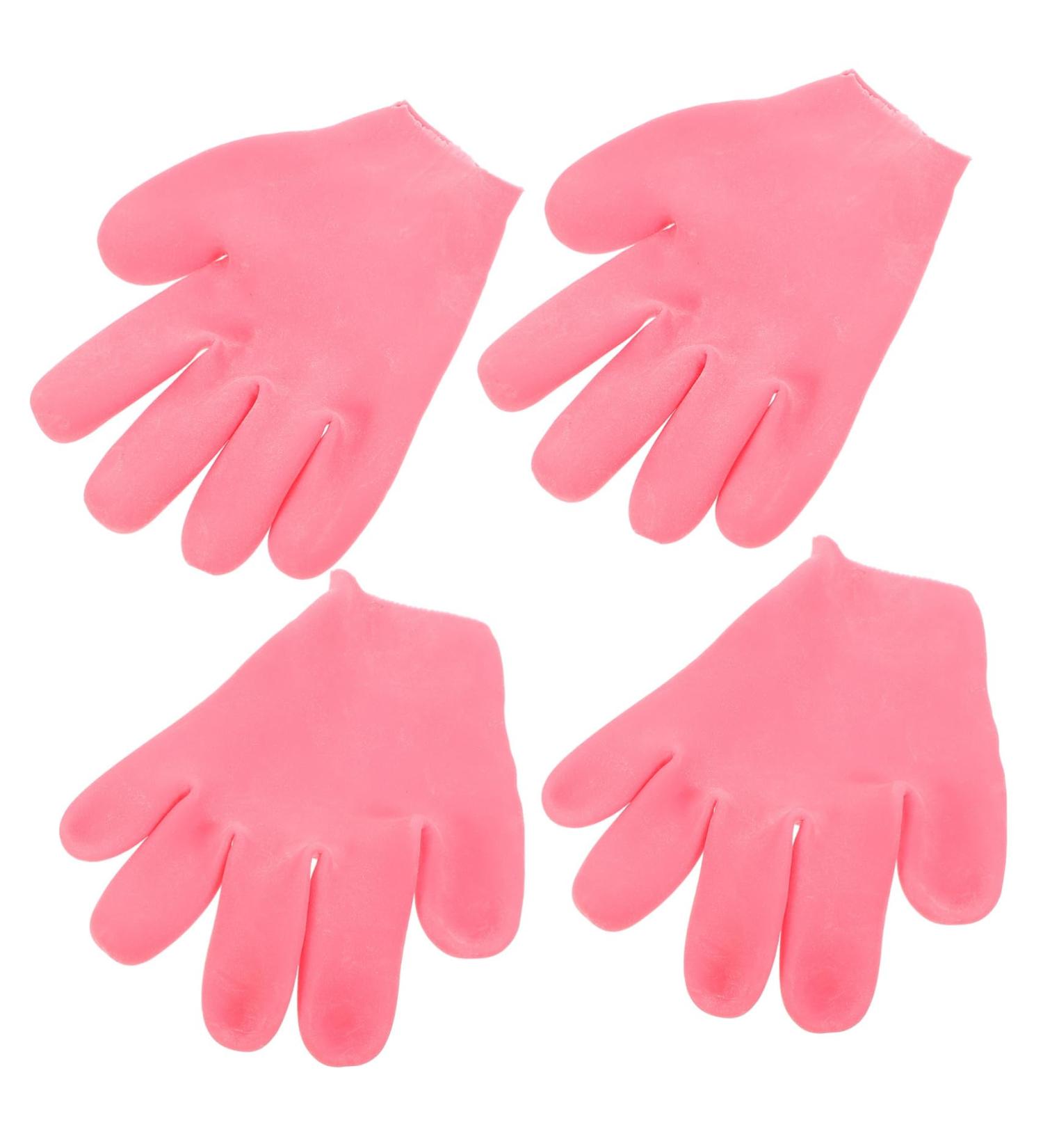 FOMIYES 2 Pairs Moisturizing Gloves Silicone Glove Lotion Hand Gloves Moisturizing Overnight Moisturizing Hand Gloves Hand Moisturizing Glove Full Foot Cover Silica Gel Pink Miss Whitening - Buy Online on GoSupps.com