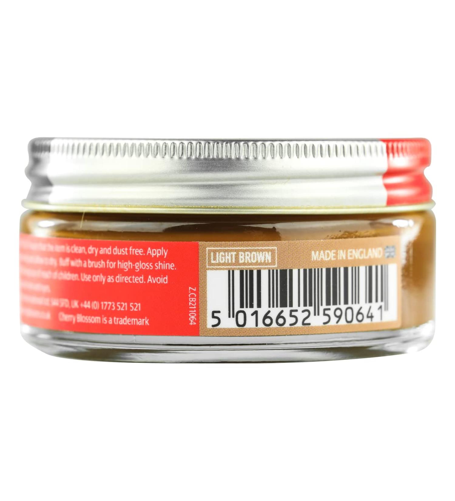 Cherry Blossom Footwear Renovating Shoe Cream Care Product Light Brown 50ml - Buy Online on GoSupps.com