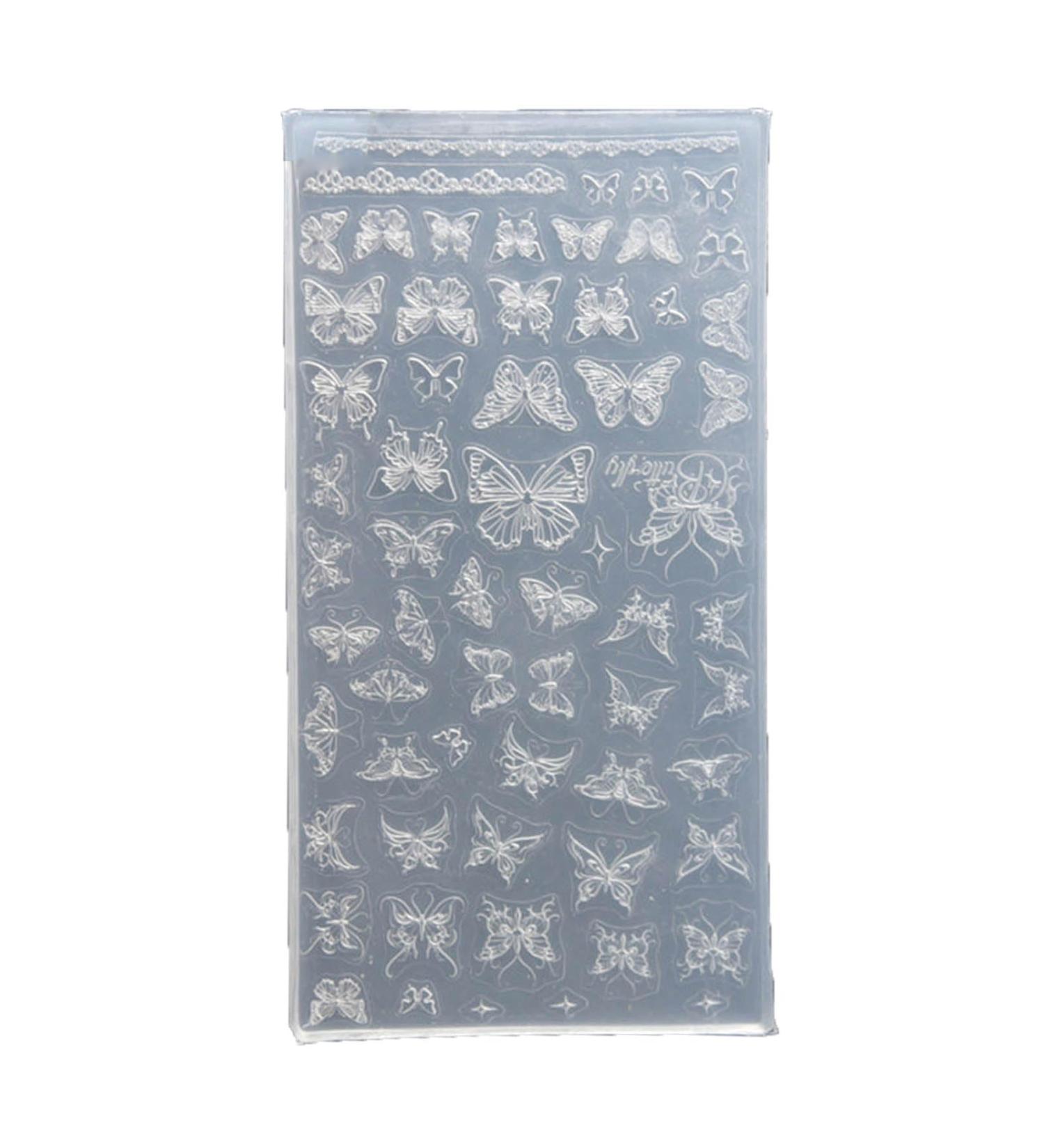 MCAORI 3D Nail Art Mold with Variety of Patterns Template Carving Sticker Stencil Tools Moulds for Nail Enthusiasts and Salons - Buy Online on GoSupps.com