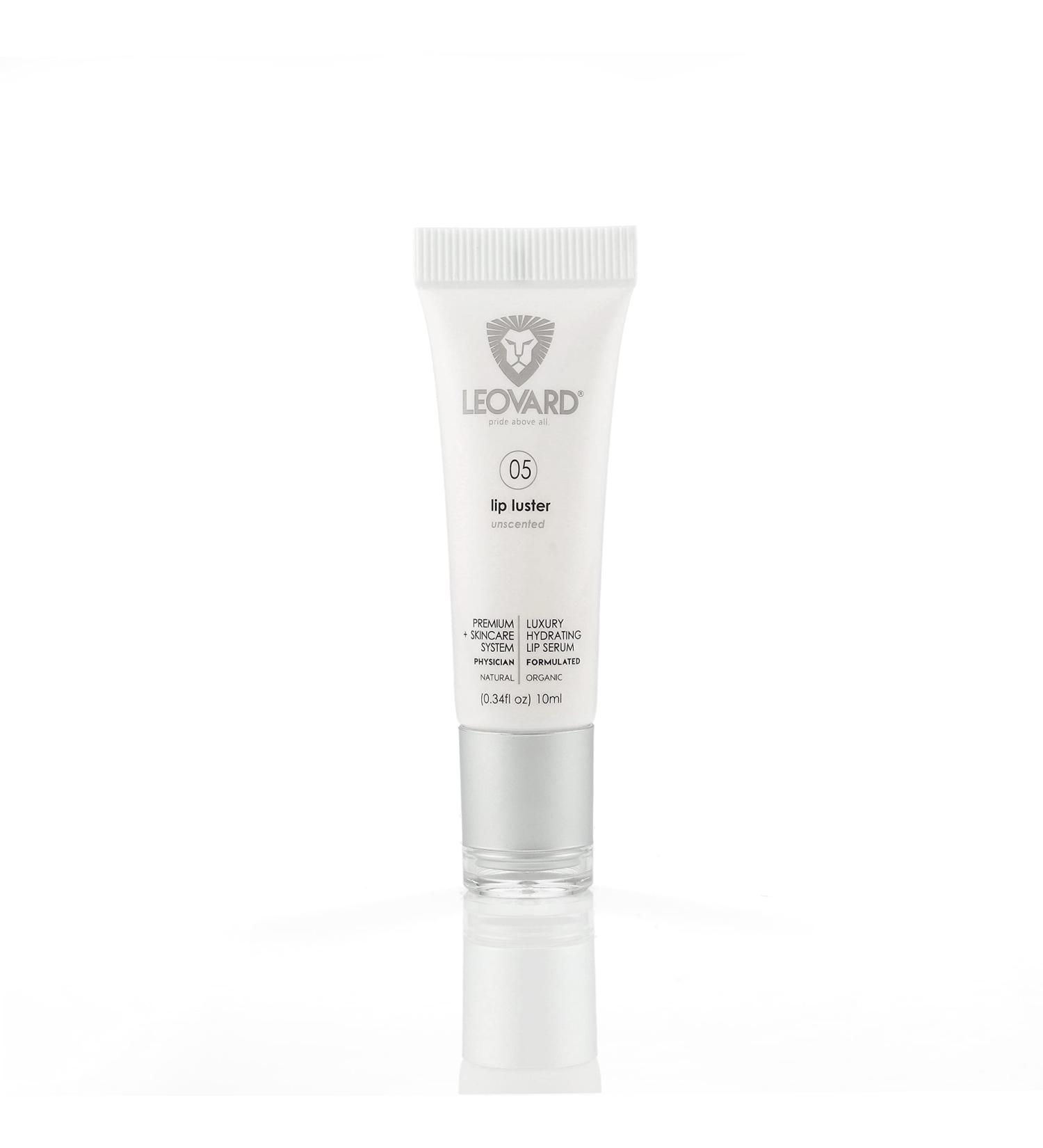 Leovard Lip Luster Hyaluronic Acid Lip Plumper - Organic All Natural Hydrating Serum for Moisturizing, Fuller Lips - Lip Care Treatment for Dryness and Lip Lines (1 Pack) - Buy Online on GoSupps.com