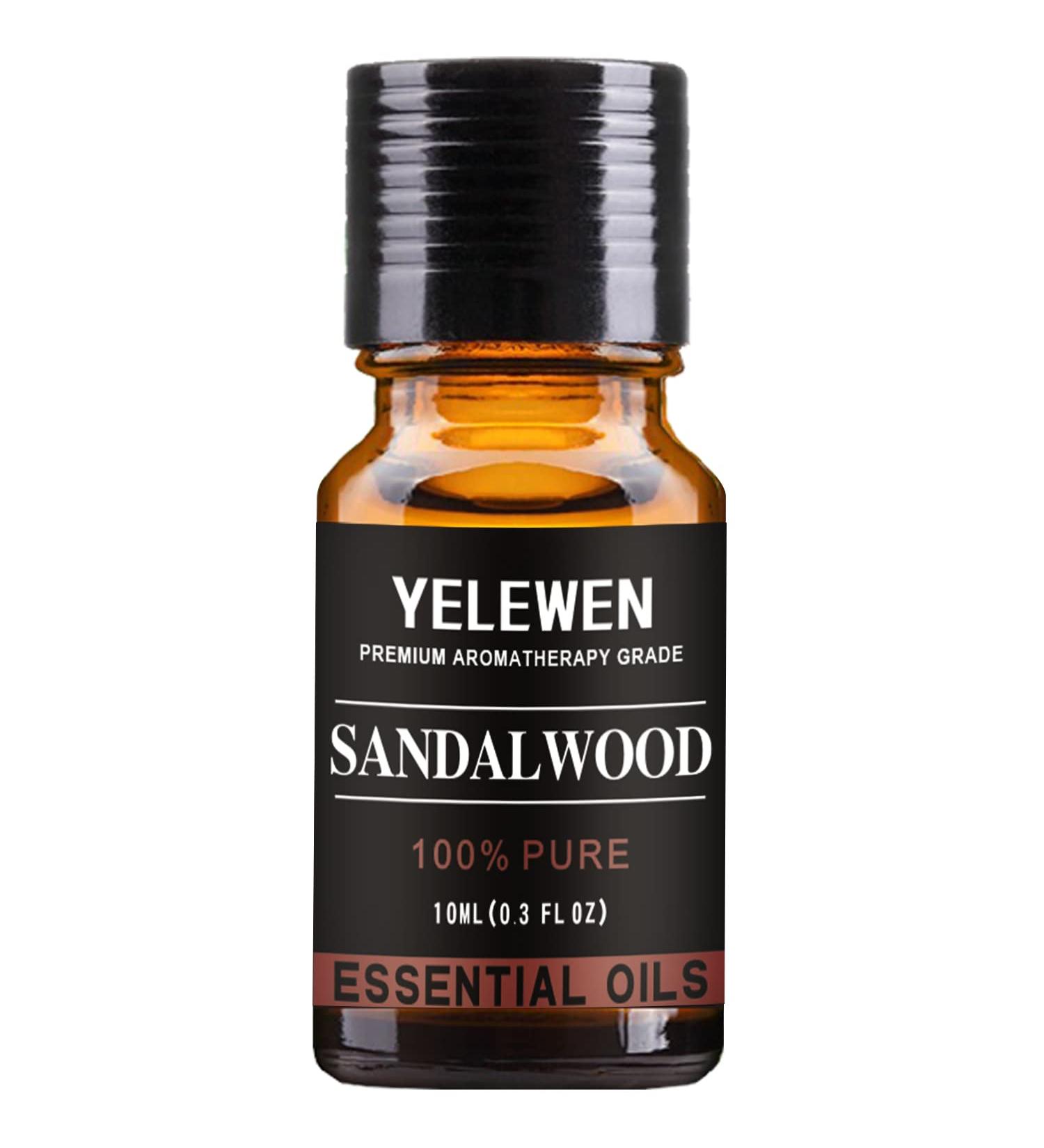 Pure Organic Sandalwood Essential Oil 10ml | Aromatherapy Diffuser Meditation Relaxation - Ideal for Skin Care Soaps & Candles - Buy Online on GoSupps.com