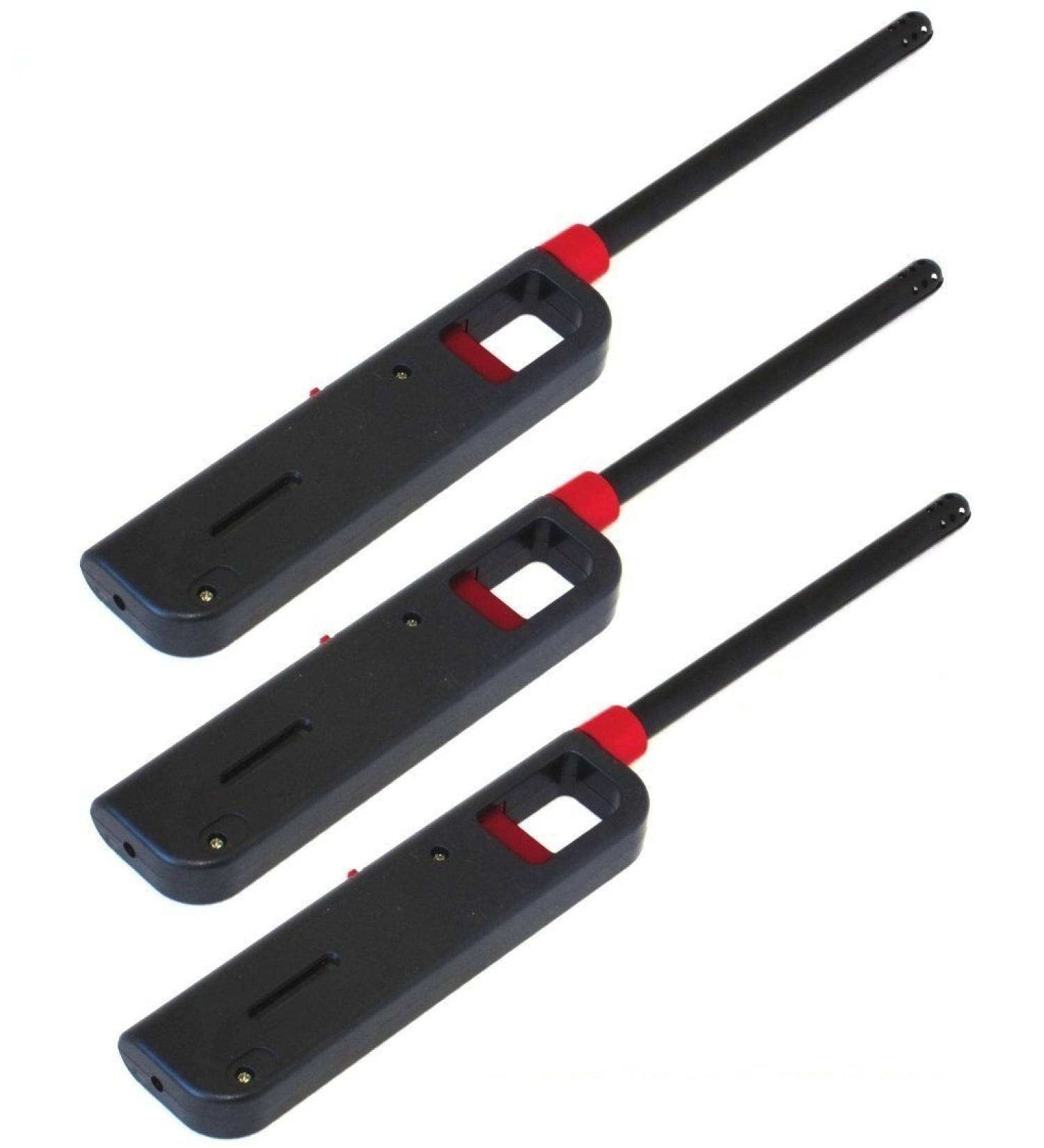 Handi Flame 3 Pack Gas Lighters 11" Butane Stove Kitchen Fireplace BBQ Grill Utility Lighter - does Not Include Fuel 3 Count (Pack of 1)