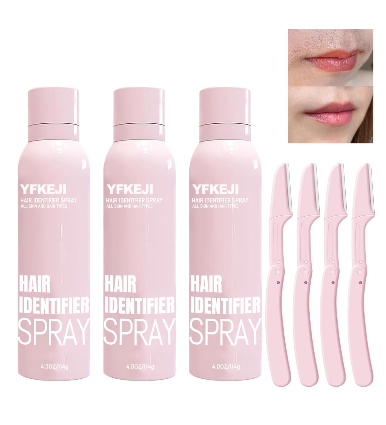 Hair Identifier Spray for Face Shaving & Dermaplaning - Reveal Facial Hair | International Shipping Available - Buy Online on GoSupps.com