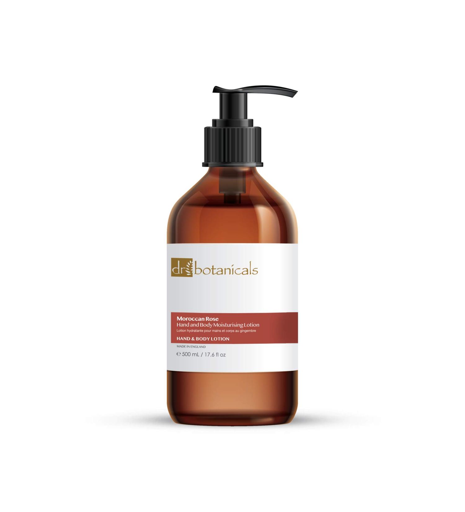 Dr Botanicals Moroccan Rose Moisturizing Hand & Body Lotion 500ml