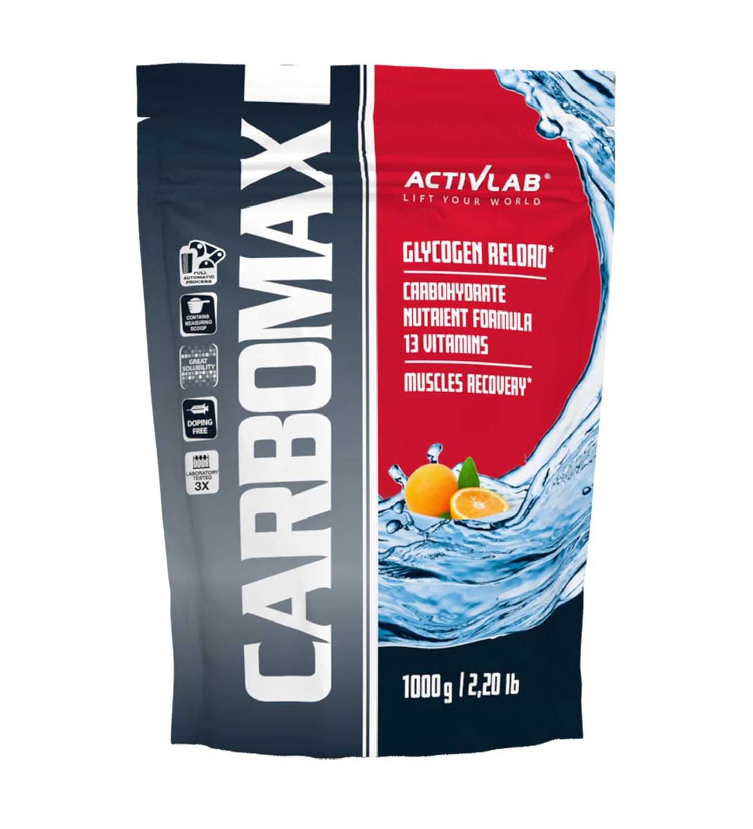Activlab Glucide Carbomax Energy Power Dynamic 1000 Orange - Buy Online on GoSupps.com