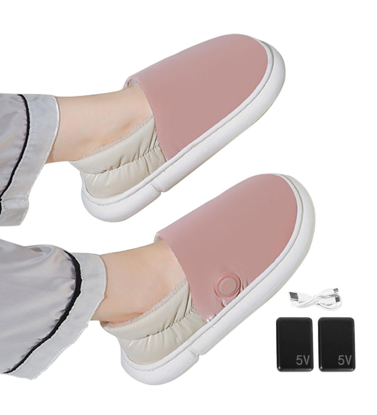 Buy Decorhome Electric Heating Shoes | USB Plush Slippers with Temperature Control for Winter | Perfect Gift for Mother Daughter & Girlfriend - Buy Online on GoSupps.com