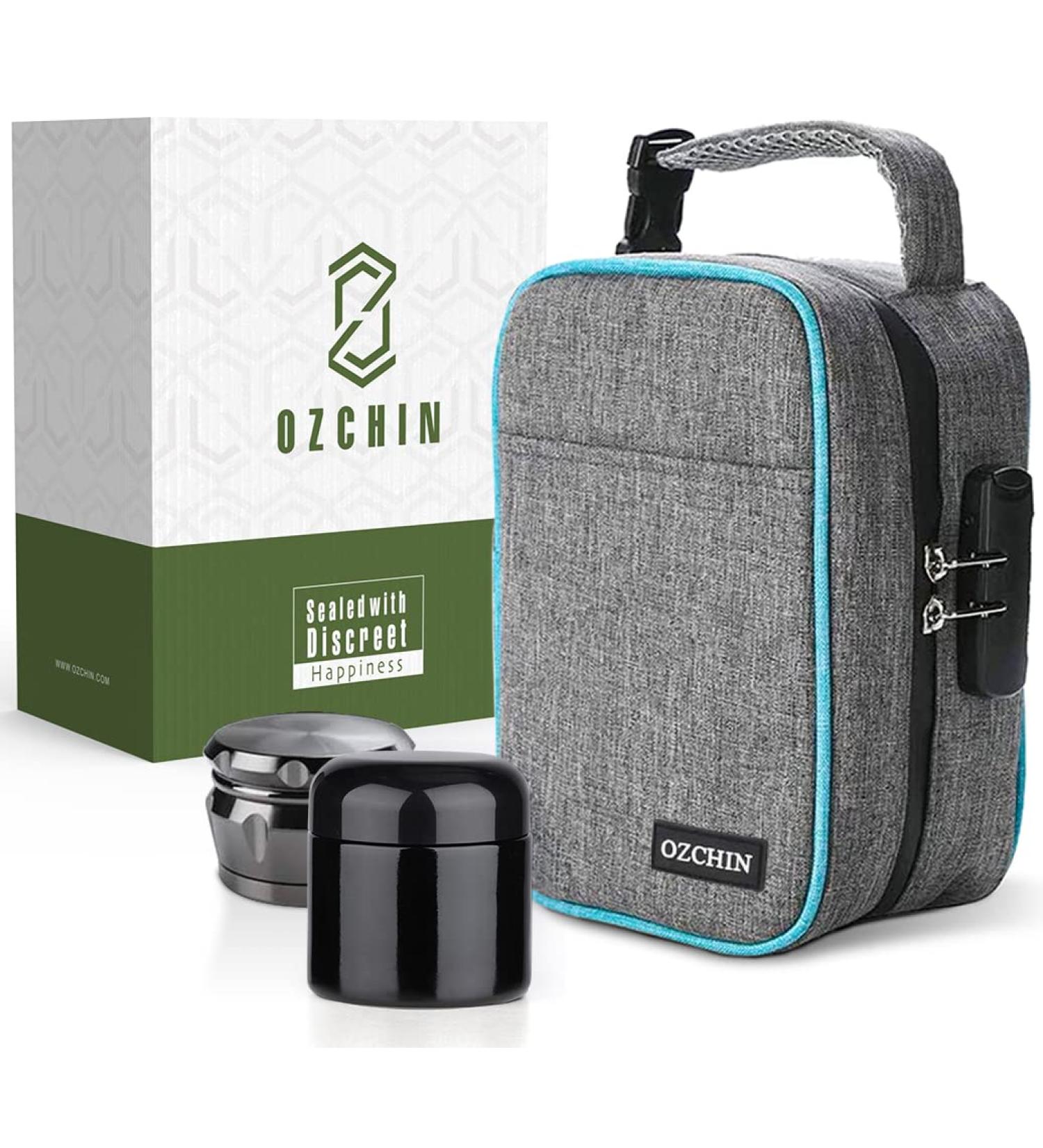 Large Smell Proof Bag with Combination Lock and Activated Charcoal - Odor Proof Stash Box for Travel Storage - Ideal Christmas Gift - Buy Online on GoSupps.com