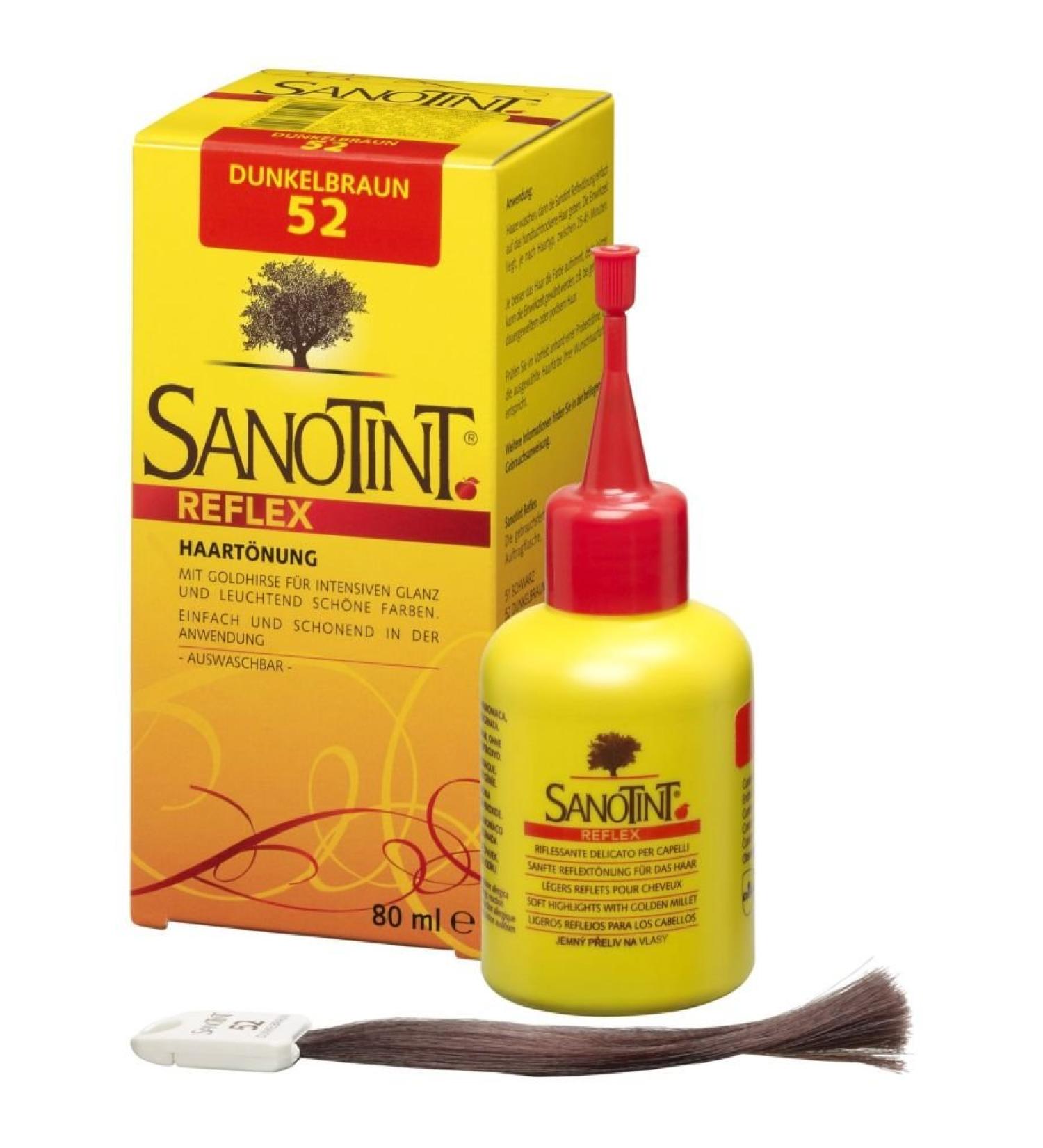 SANOTINT Reflex Tint 52 Dark Brown (80 ml)
