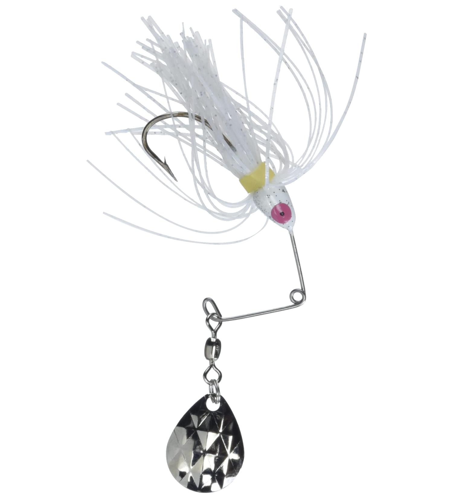 Strike King Mini-King Spinnerbait 3 1/4 - White Head, White Skirt - Fishing Lure - Buy Online on GoSupps.com