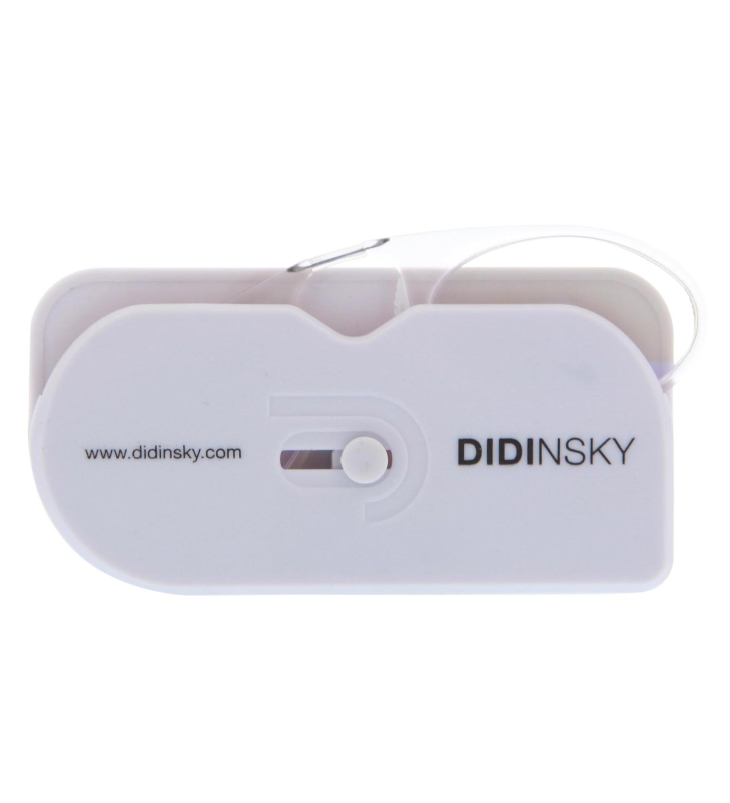 Didinsky Reading Glasses for Men & Women | Compact Lightweight Edgeless | Ideal for Travel & Reading | Unisex Comfort with Adhesive Strips - Orsay Snowbio 3.0x - Buy Online on GoSupps.com