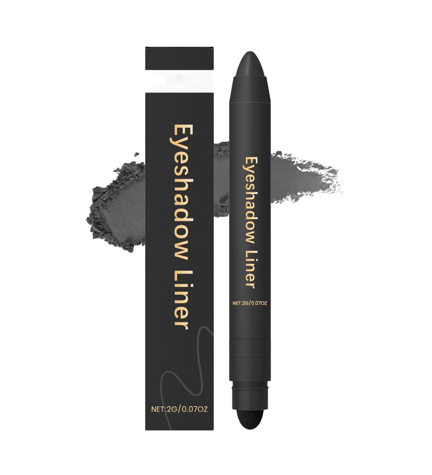 Chiura Shadow Liner 2 en 1 Eyeliner Fard Paupi res 2 en 1 Eyeliner + Fard Paupi res R sistant l'eau et aux bavures Longue tenue Application douce et fluide (Black) - Buy Online on GoSupps.com