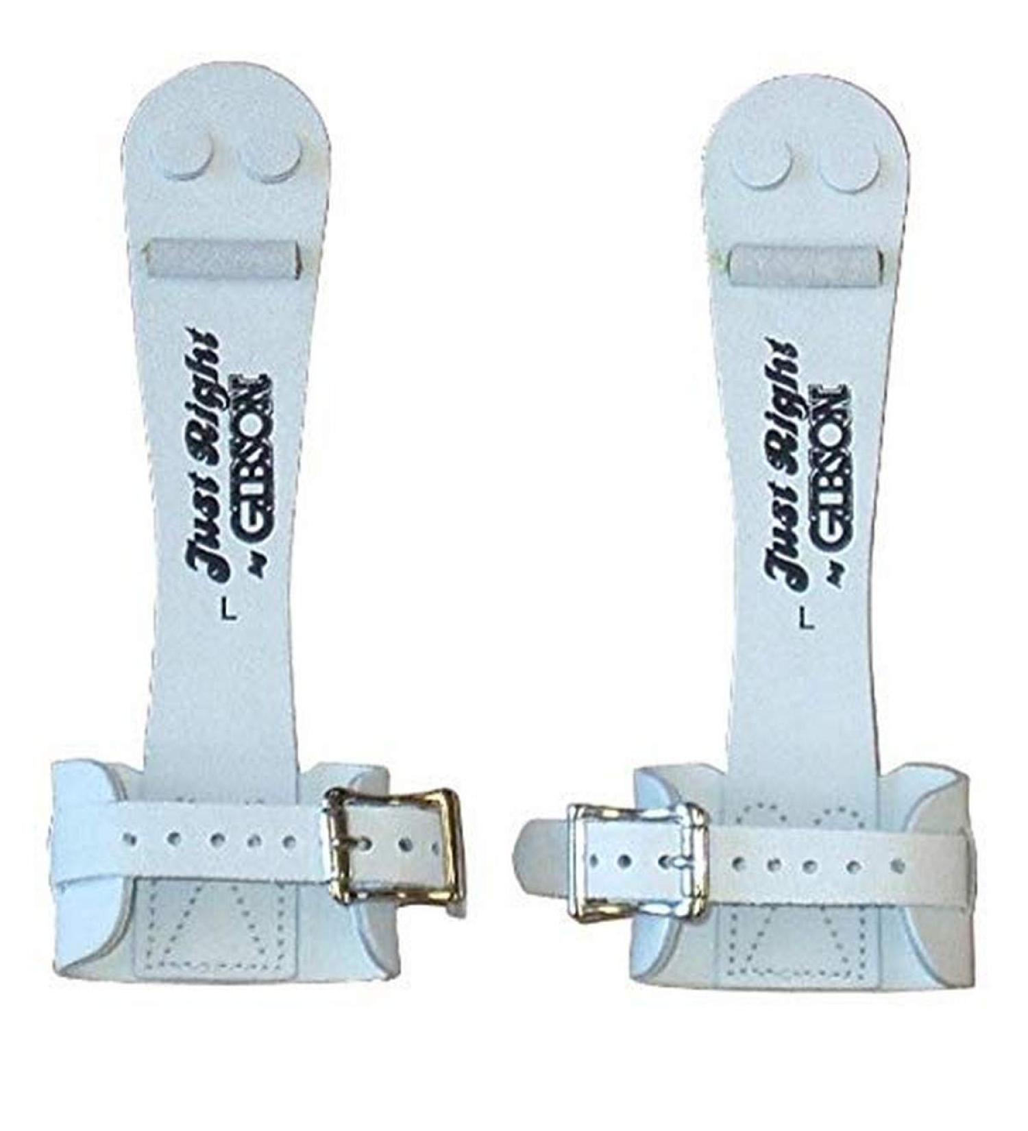 Gibson Athletic Single Buckle Just Right Uneven Bar Grips Medium White - Buy Online on GoSupps.com