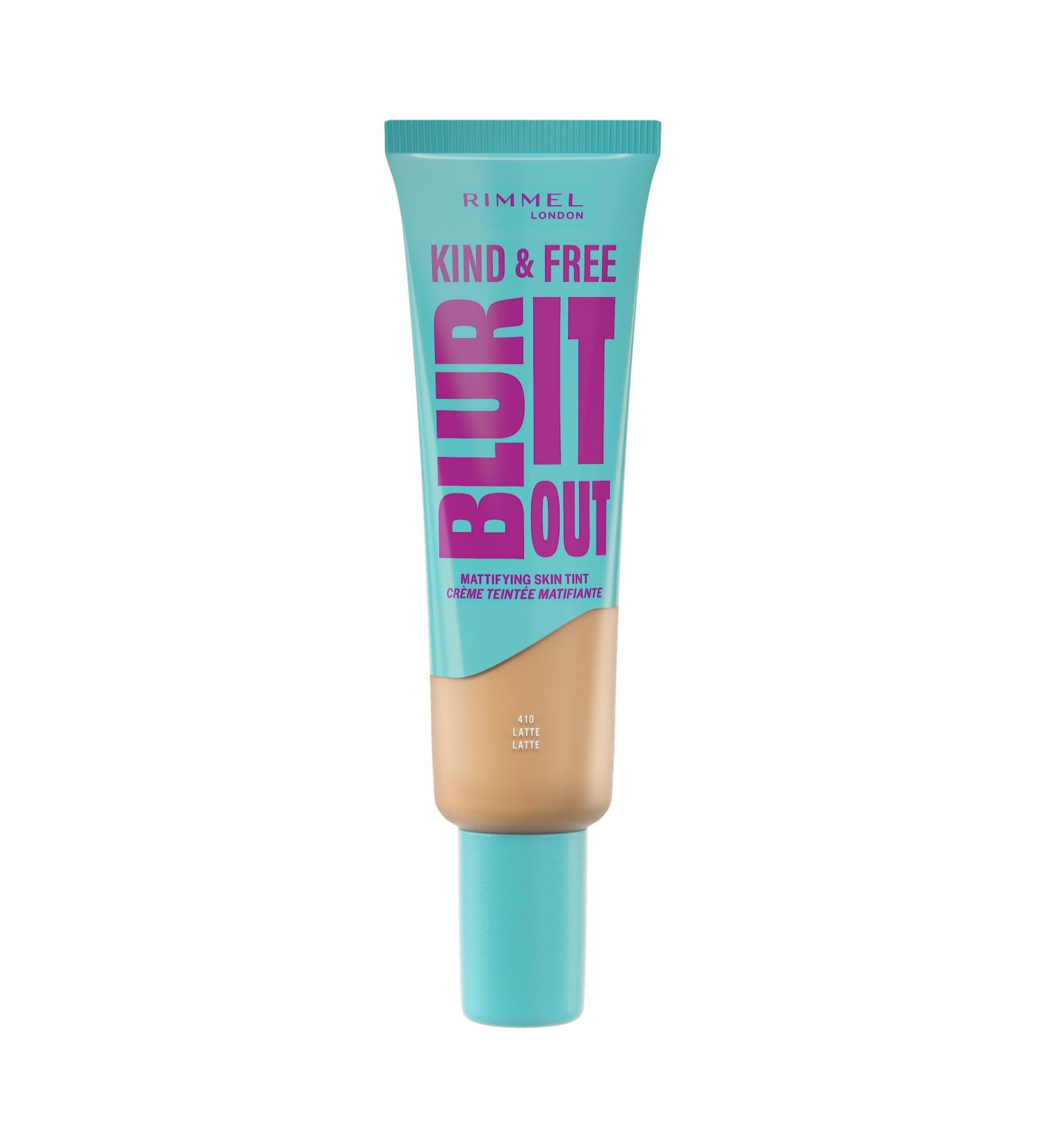 Rimmel Rimmel London Kind & Free Blur It Out Matte Foundation 410 Milk all-day shine control lightweight matte finish 30 ml