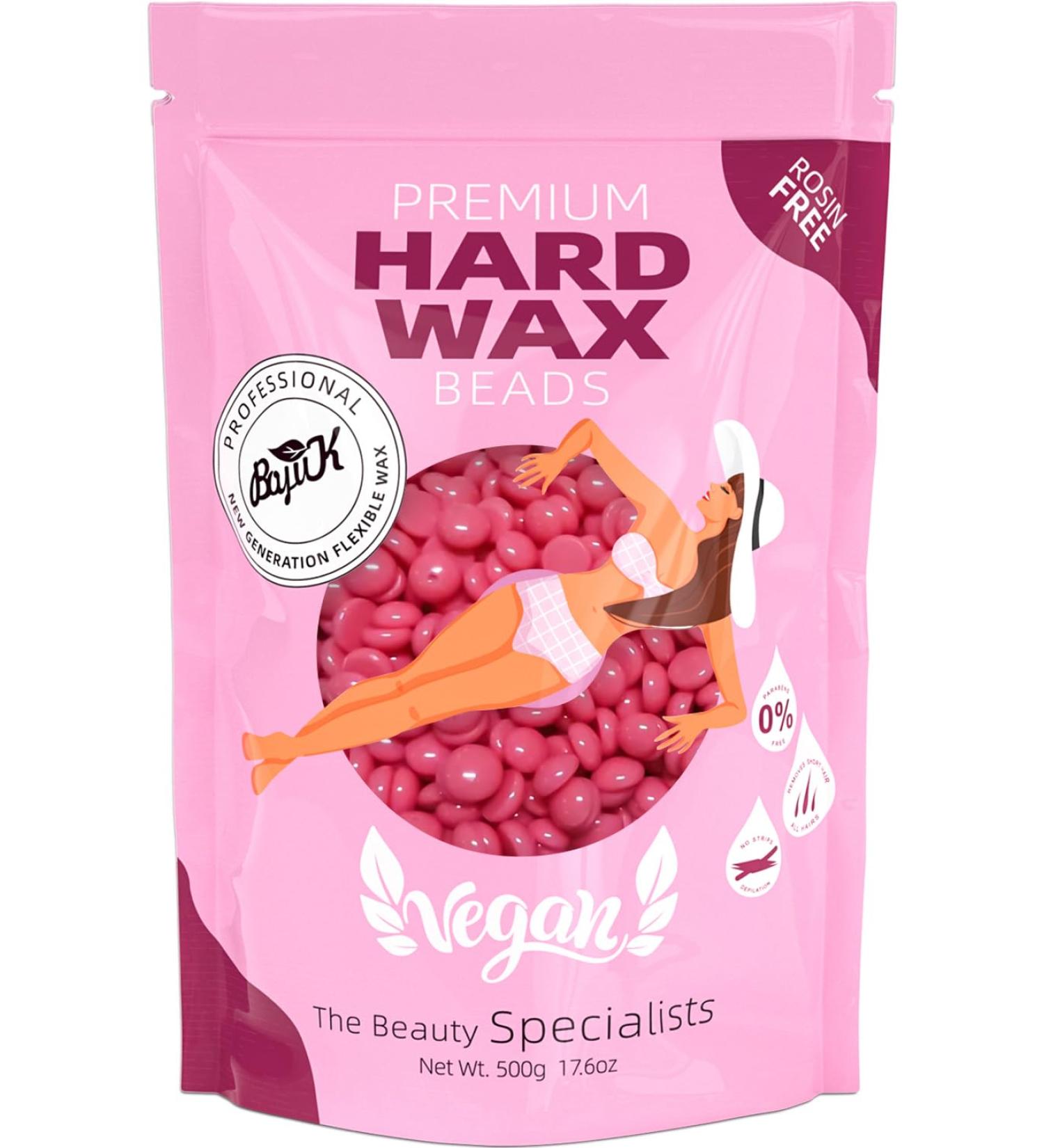 BOYUJK Professional Hard Wax Beads 500g Red - Painless Hair Removal for Full Body, Facial, and Legs - Men and Women - Buy Online on GoSupps.com
