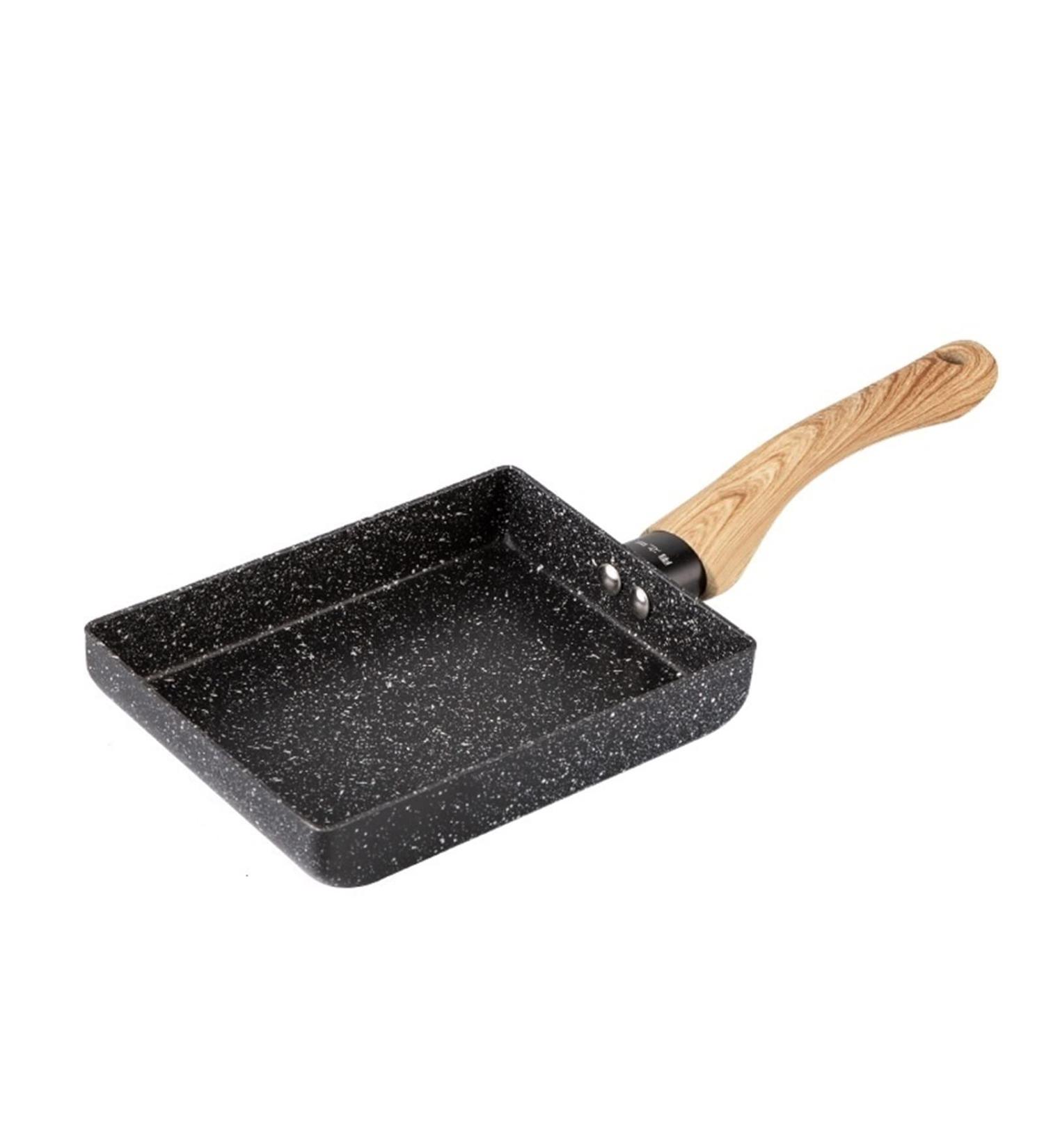 VIDOJI Pan Practical Non-Stick Tamagoyaki Omelette Frying Pan Meat Pie Pancake Frying Pan Pots Kitchen Cookwares for Household Breakfast - Buy Online on GoSupps.com
