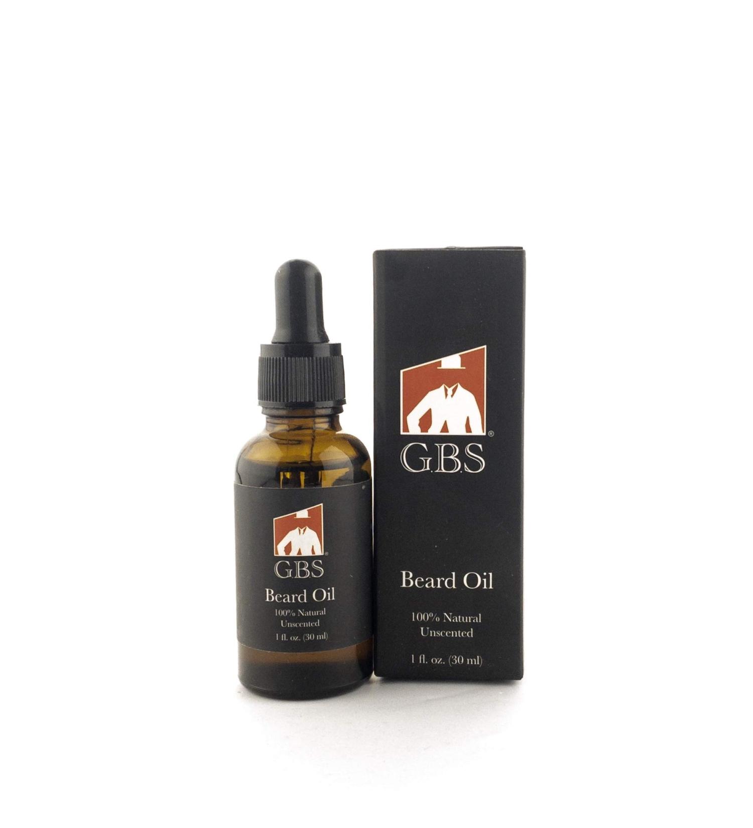 Buy G.B.S Natural Unscented Beard Oil & Dropper - 1fl oz | International Shipping Available - Buy Online on GoSupps.com