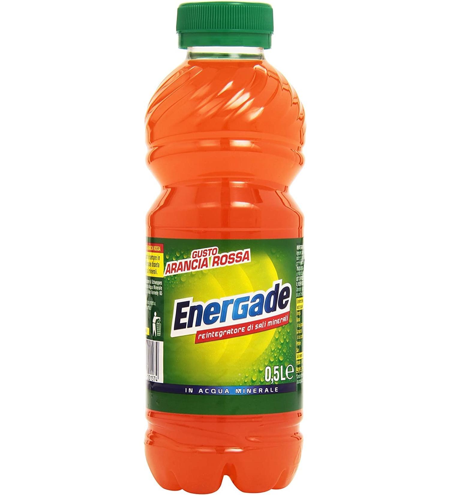 24x Energade Arancia Rossa Bevanda energetica red orange energy drink 05 liter - Buy Online on GoSupps.com
