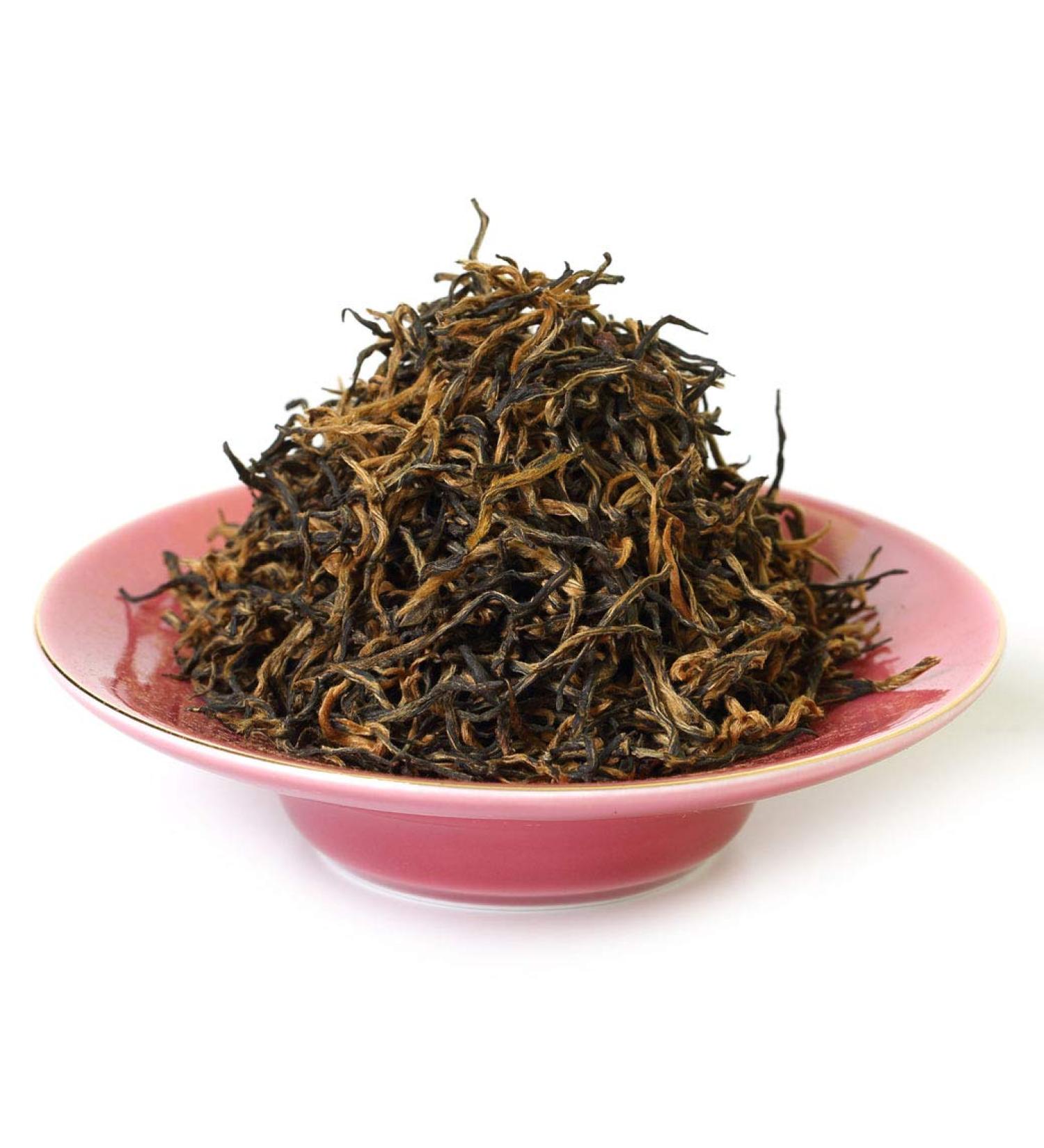 GOARTEA Th Noir Black Tea Bags 50g / 1.76oz Premium Grade Fujian Jinjunmei Eyebrow Chinese Black Tea Loose Leaf - Golden Buds - Buy Online on GoSupps.com