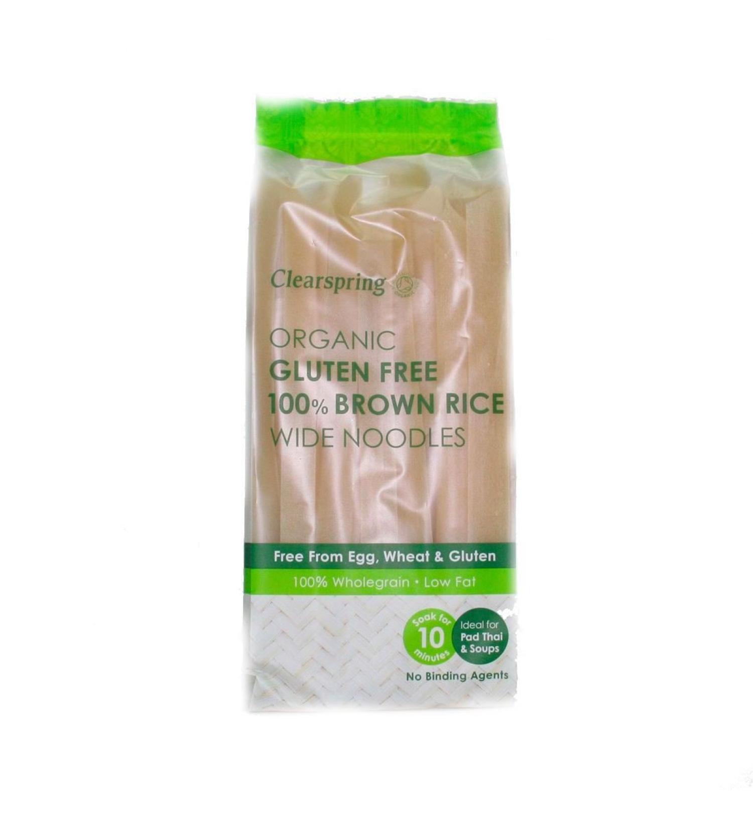 Clearspring | Brown Rice Wide Noodles - GF | 1 x 200g