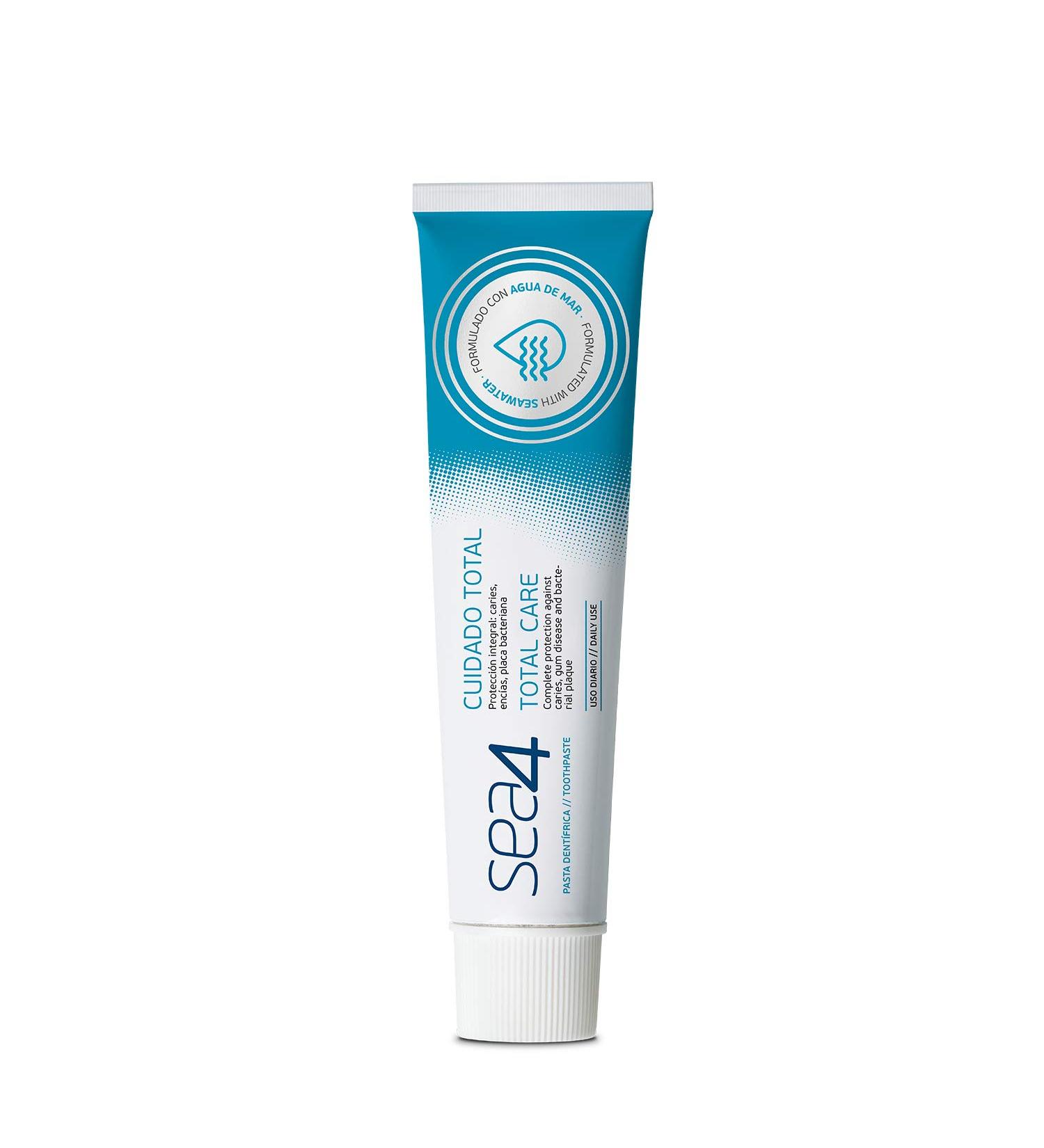 Blue Sea Laboratories Sea4 Toothpaste for daily use full protection antistatic antiplaque antibacterial protection and gum protection formulated with seawater 75 ml blue 303816 - Buy Online on GoSupps.com