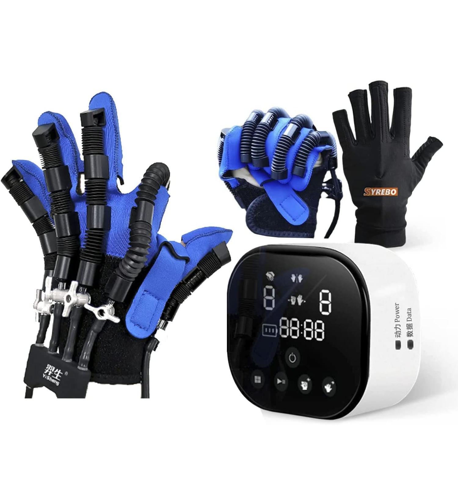 Hand Rehabilitation Robot Gloves - E10 Upgraded Model for Finger Training | Exercise Recovery Equipment for Hand Dysfunction (Right Hand Medium - Buy Online on GoSupps.com