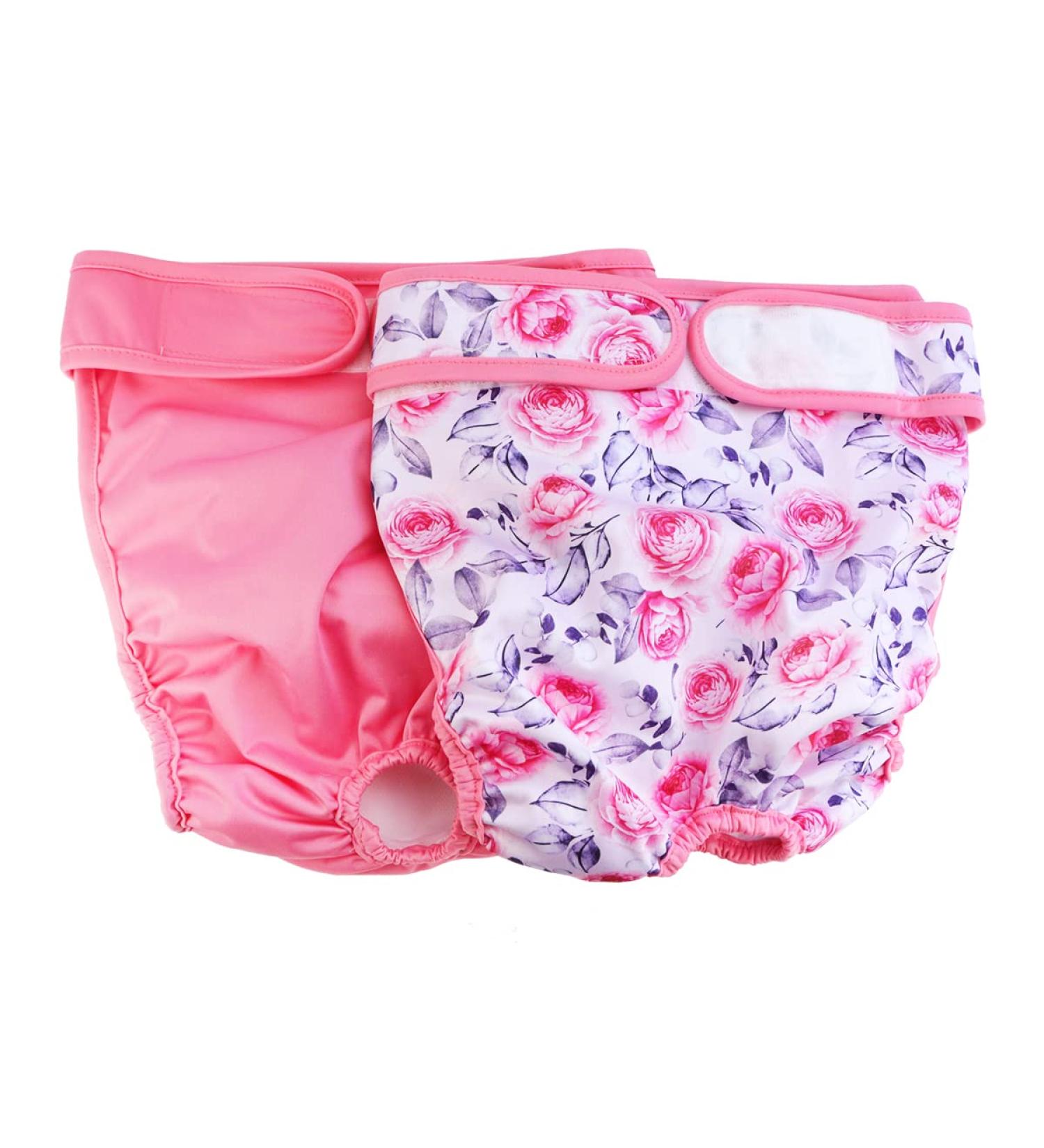 Hisprout Female Dog Heat Protection | Reusable & Washable Pet Apparel | Durable XS & XL Pink Rose - Buy Online on GoSupps.com