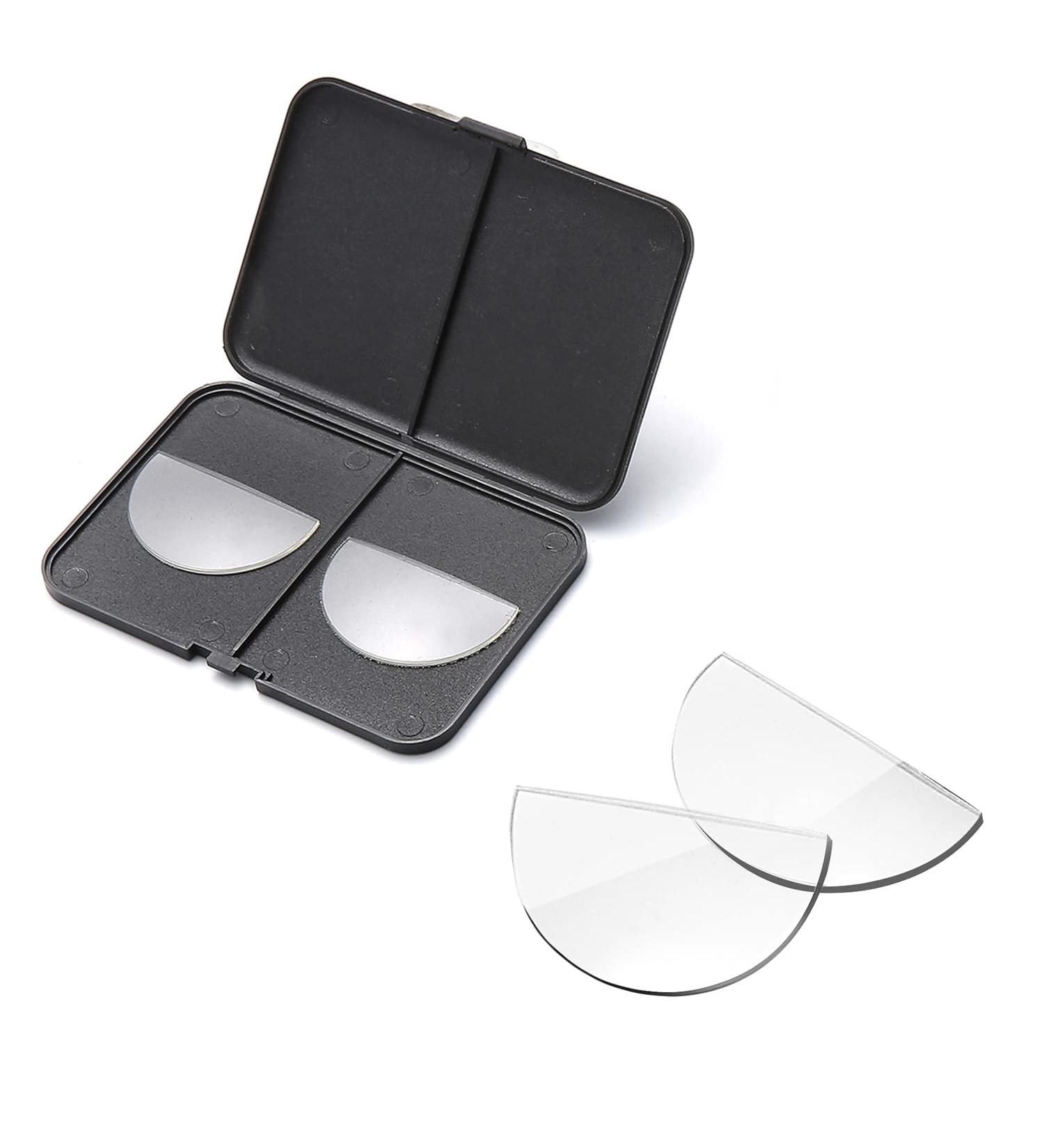 SKYWAY Stick-on Bifocal Reading Lenses - Clear 3.0x Magnifying Reader Lenses for Sunglasses/Glasses | Reusable & No Water Needed - Buy Online on GoSupps.com