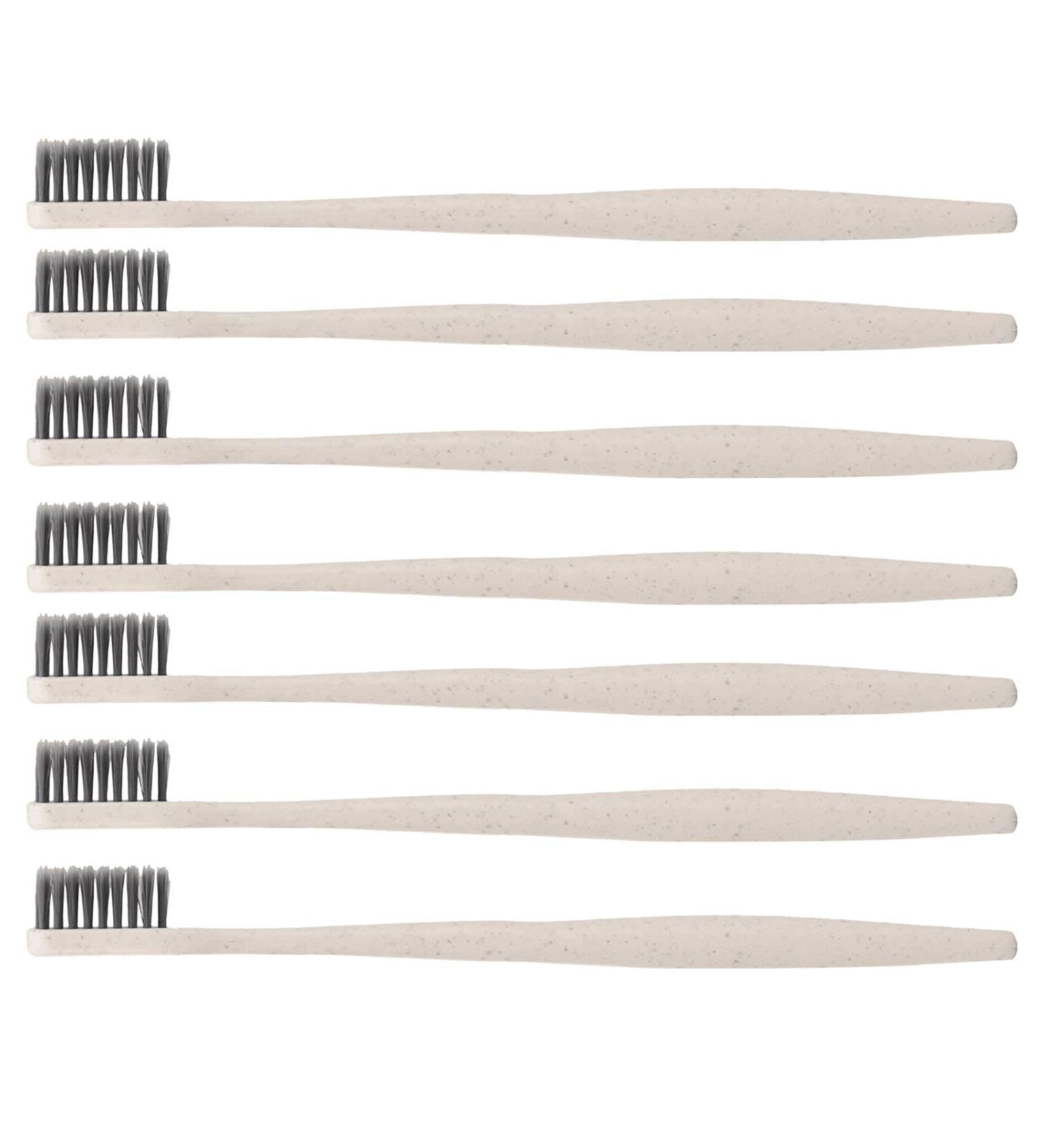 Disposable Toothbrush Set with Toothpaste - Hotel Quality Eco-Friendly Bamboo 10-Piece Soft Hair Kit for Families & Travel - Buy Online on GoSupps.com