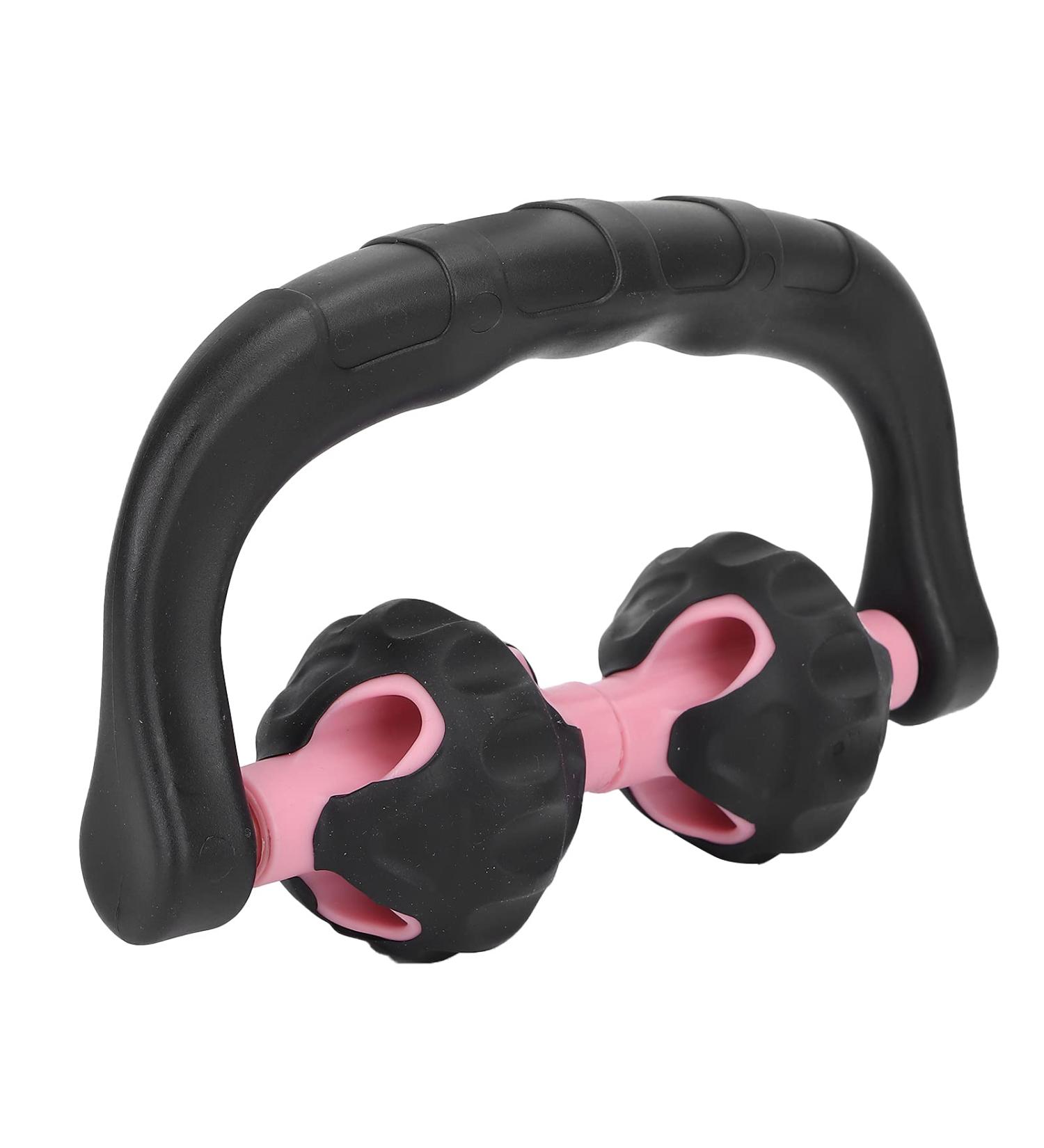 Verdant Touch Trigger Point Roller - Handheld Deep Tissue Massager for Muscle Relief & Pain Relief - Pink - Ideal for Body & Leg - Buy Online on GoSupps.com