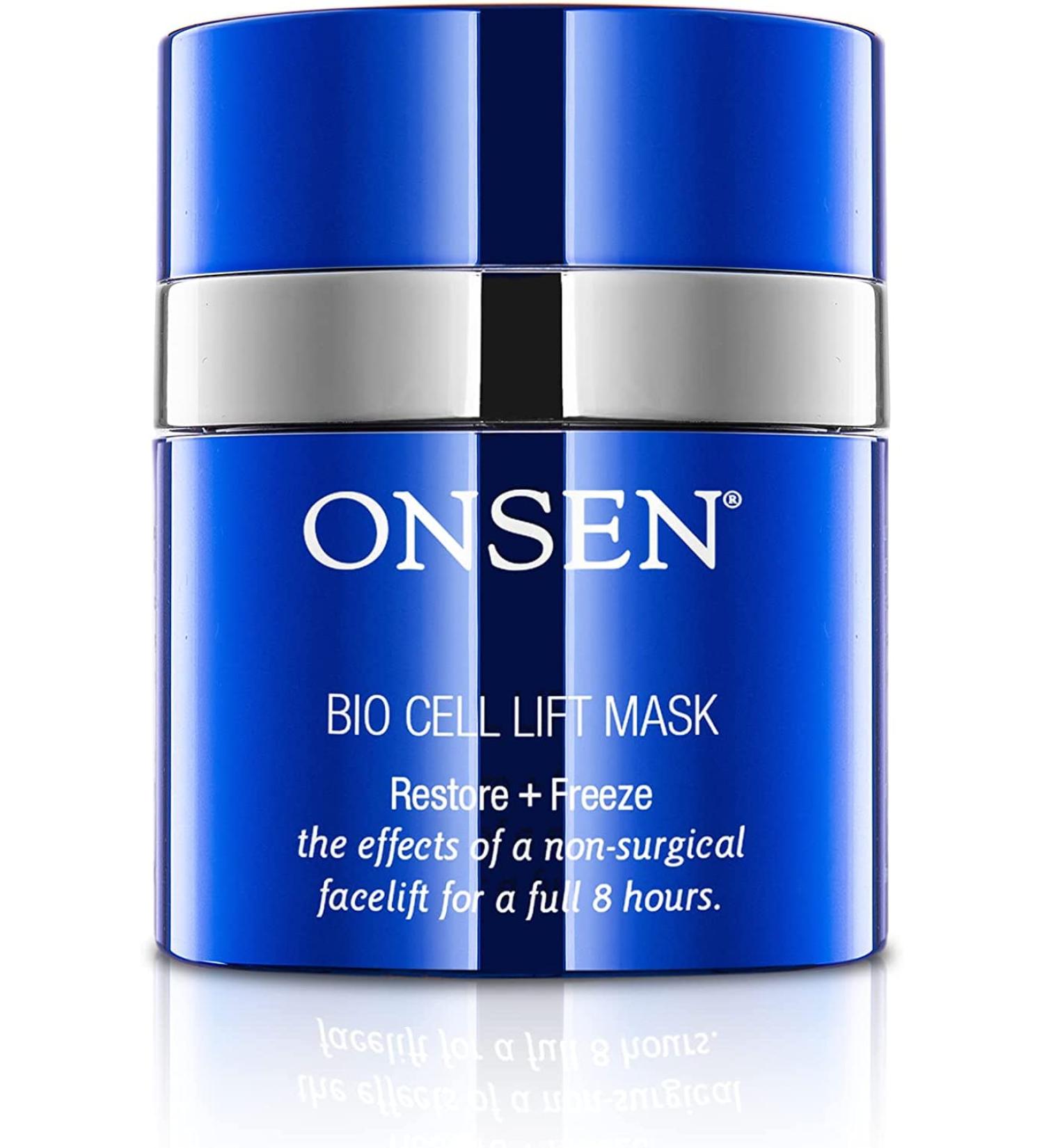 Onsen Anti-Wrinkle Facelift Mask - Non-Invasive Skin Repair Smooths Wrinkles | Bio Cell Lift Mask 1 fl oz/30 ml - Buy Online on GoSupps.com