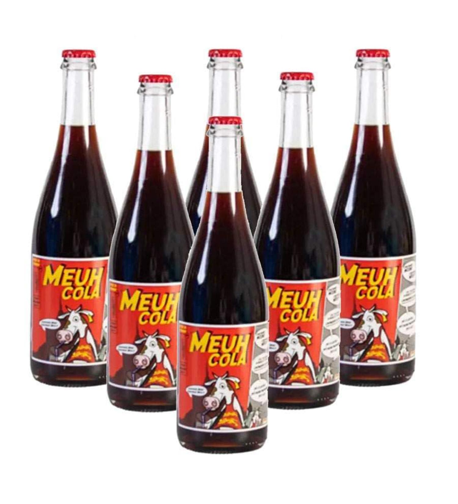Lot de 6 Cola Meuh Cola 6x75cl Solibulles - Produits Normandie