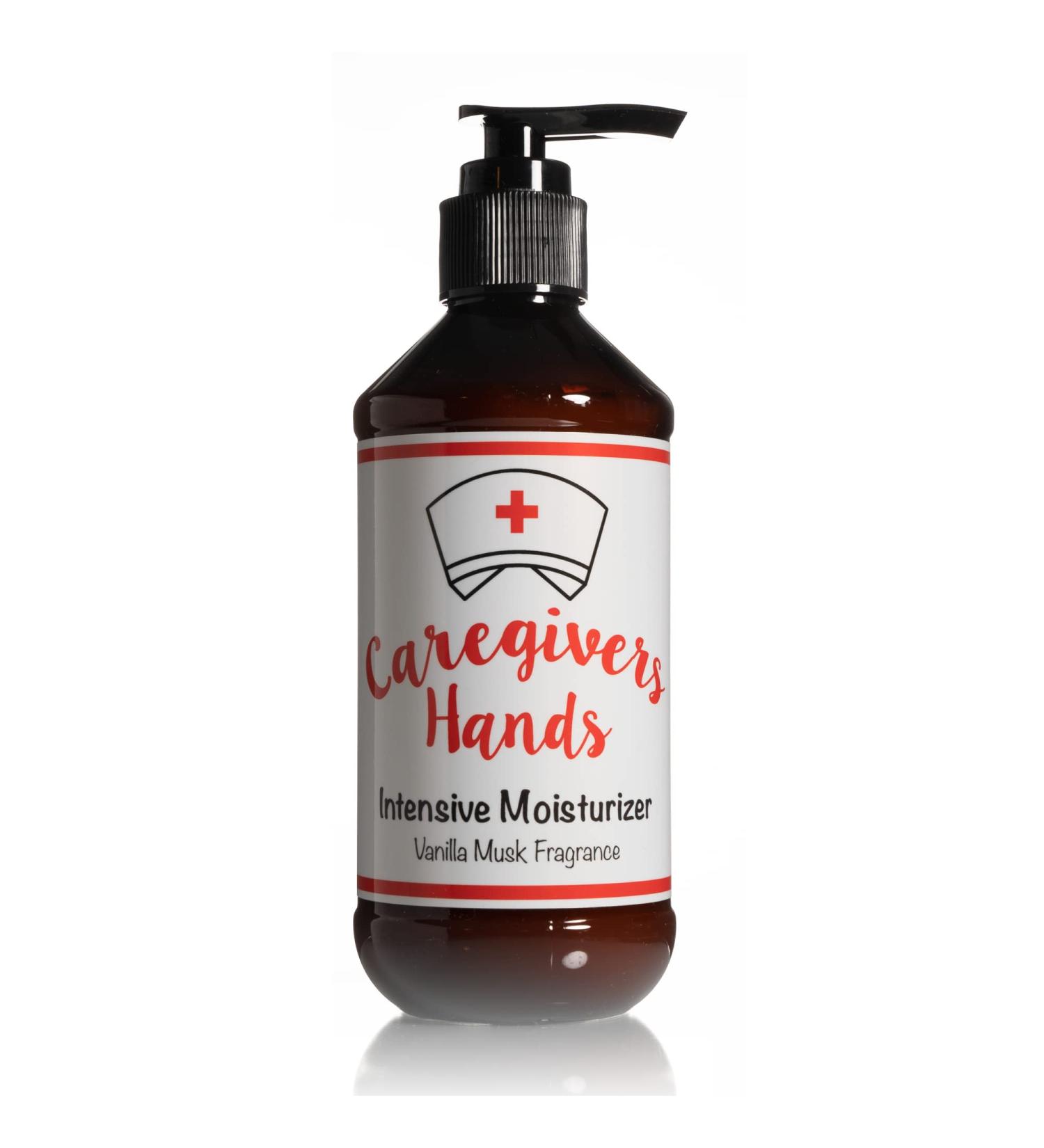 Buy Caregivers Hands Intensive Care Moisturizer - Vanilla Musk 8oz | Best for Extremely Dry Skin Cracked Hands & Feet - International Shipping Available - Buy Online on GoSupps.com