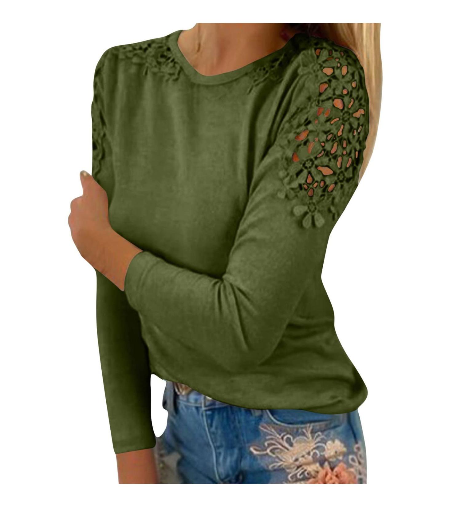 Shop Women's Plain Long-Sleeved T-Shirt with Round Neck & Hollow Seams | Funkenmariechen Costume - International Shipping Available - Buy Online on GoSupps.com