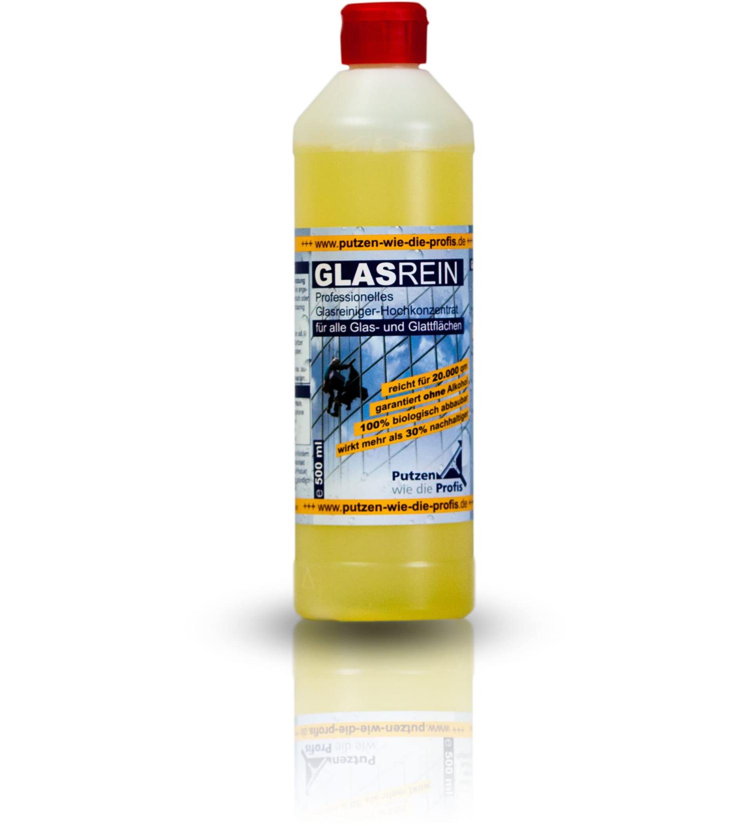 Professional Glass Cleaner Concentrate 500ml | Eco-Friendly Window Cleaner with Lotus Effect - Effective Glass Cleaning Solution - Buy Online on GoSupps.com