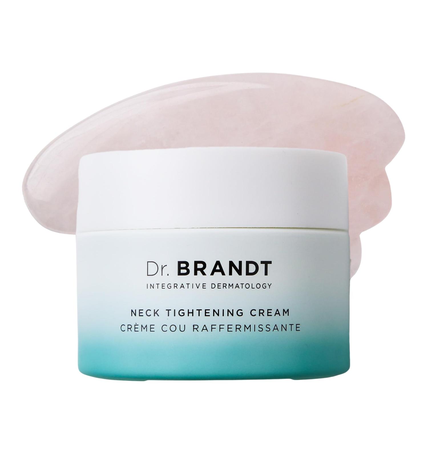 Dr Brandt Skincare Dr Brandt Needles No More Neck Tightening Cream Lifts firms and reduces sagging skin Includes a rose quartz Gua Sha tool 50 g - Buy Online on GoSupps.com