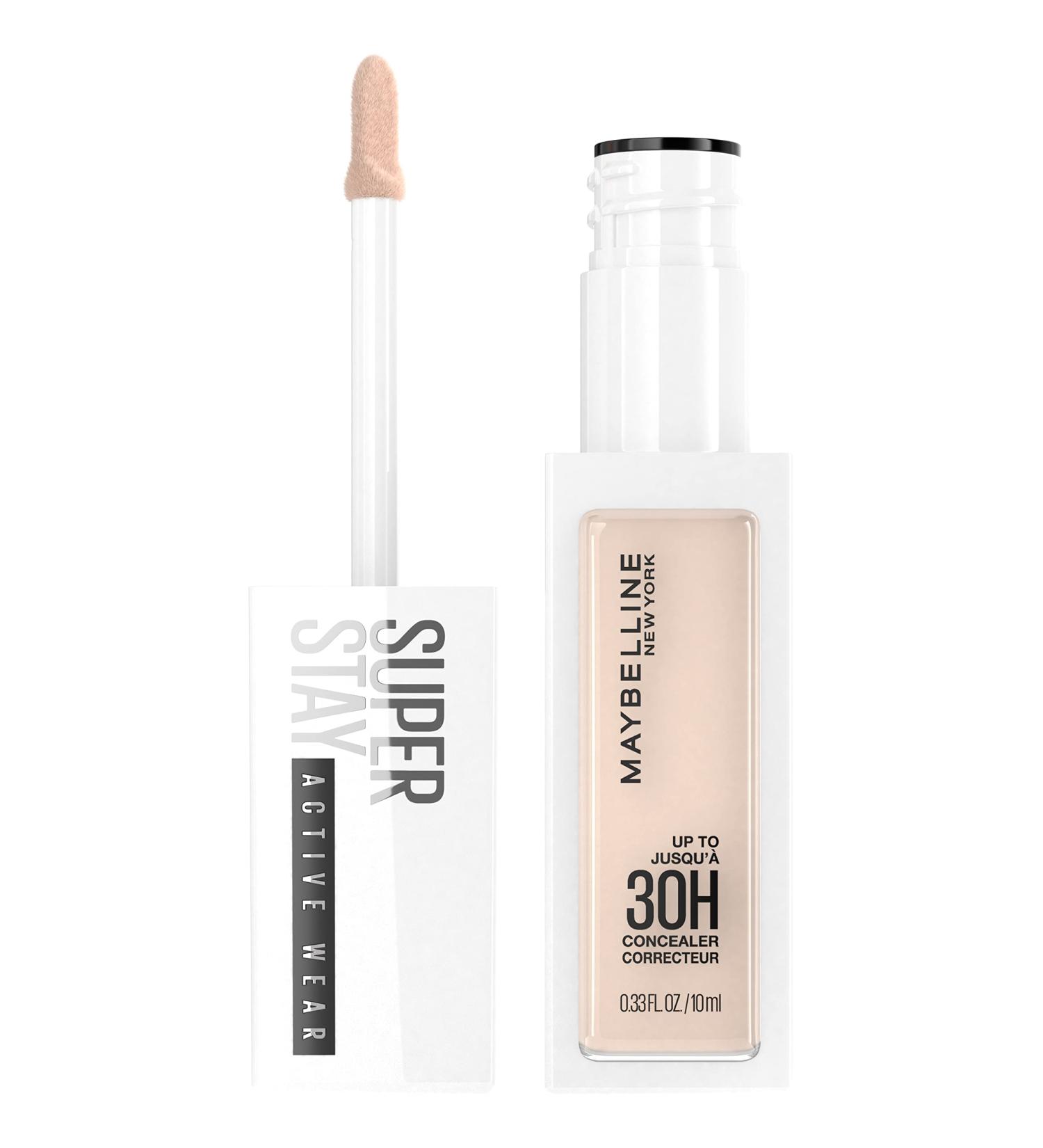 Maybelline Super Stay Full Coverage Liquid Concealer - 30 Hour Wear, Transfer Resistant, Oil-free - 16 Shades Available - Buy Online on GoSupps.com