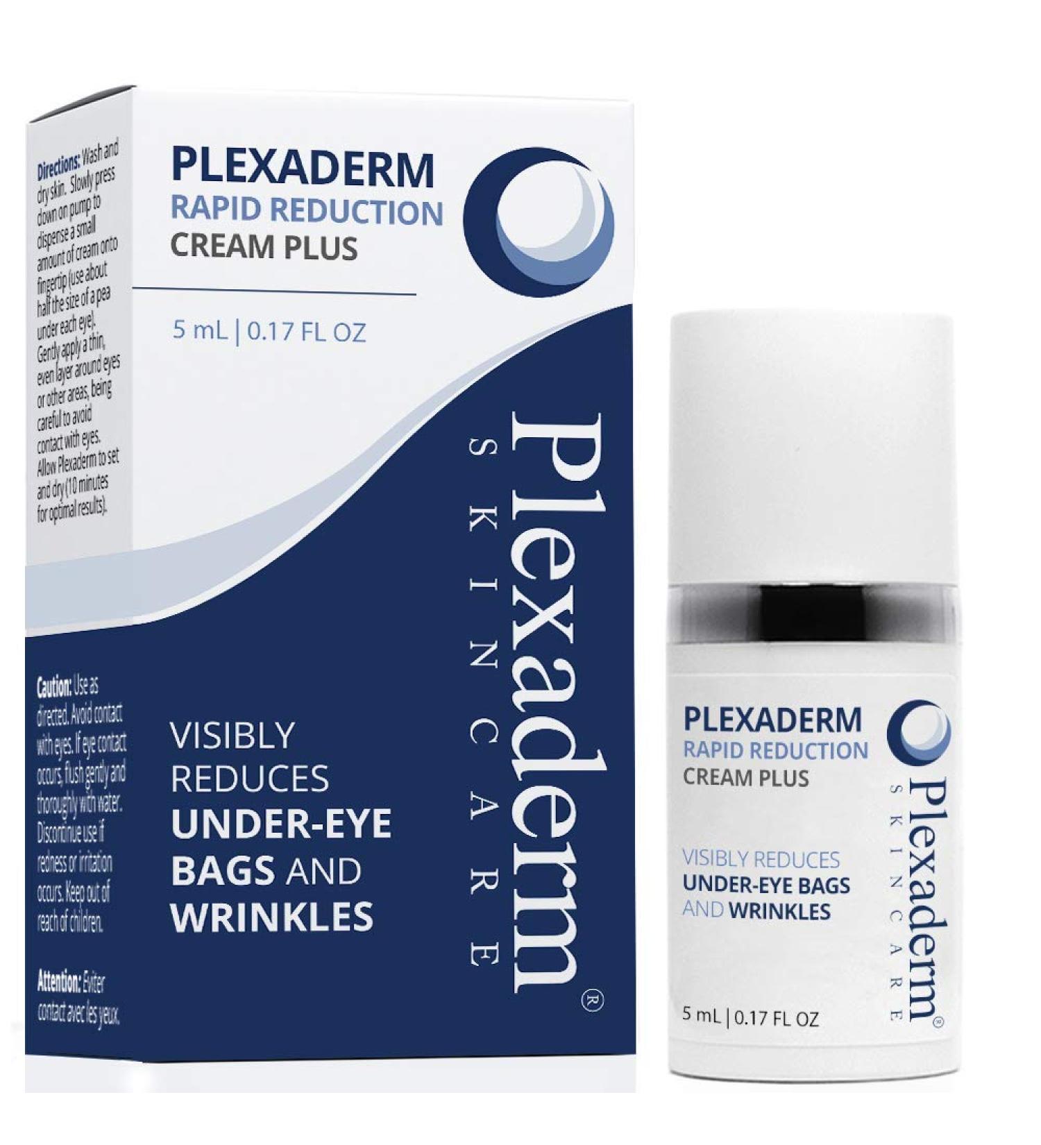 Plexaderm Rapid Reduction Cream Plus Visibly Reduce Under-eye Bags Wrinkles Dark Circles Crow s Feet & Fine Lines Instantly