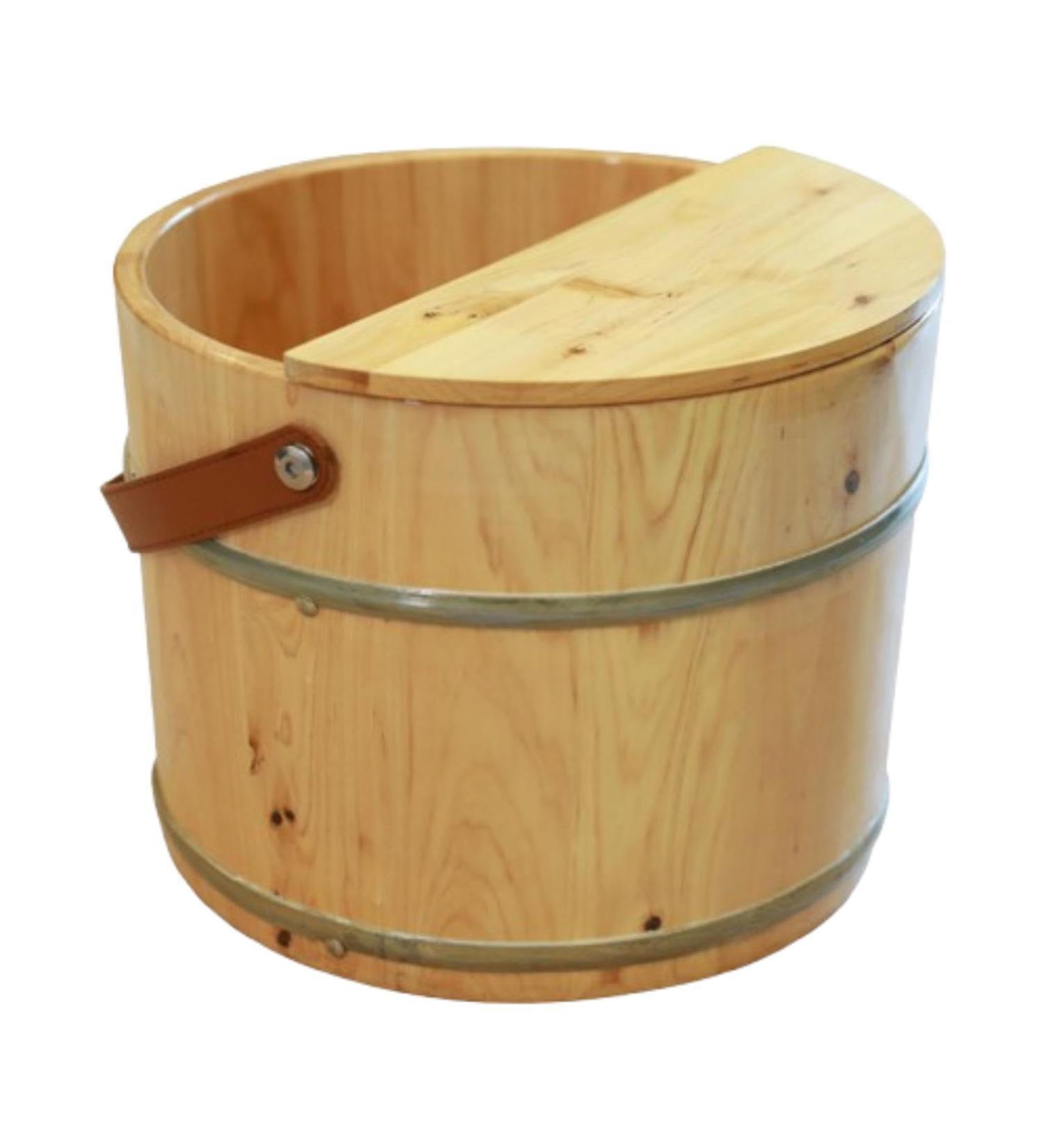 Bassin de bain de pieds en bois offrant des solutions portables permettant profiter bains pieds relaxants dans divers endroits. Bassin bain domestique en bois pais - Buy Online on GoSupps.com